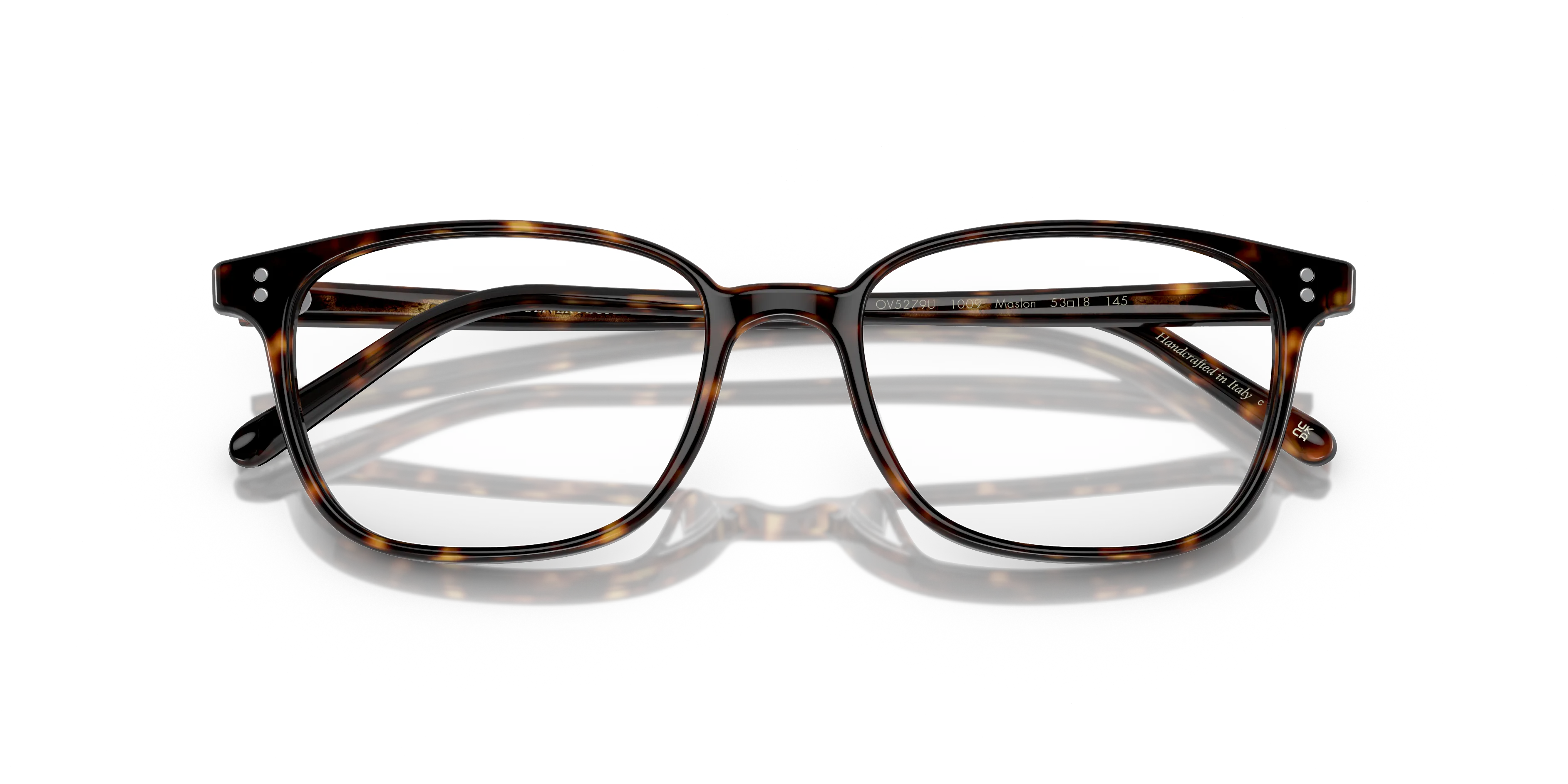 Oliver Peoples OV5279U MASLON 1009 Montature da vista Acetato Tartaruga Trasparente Squadrata Normale - immagine 2