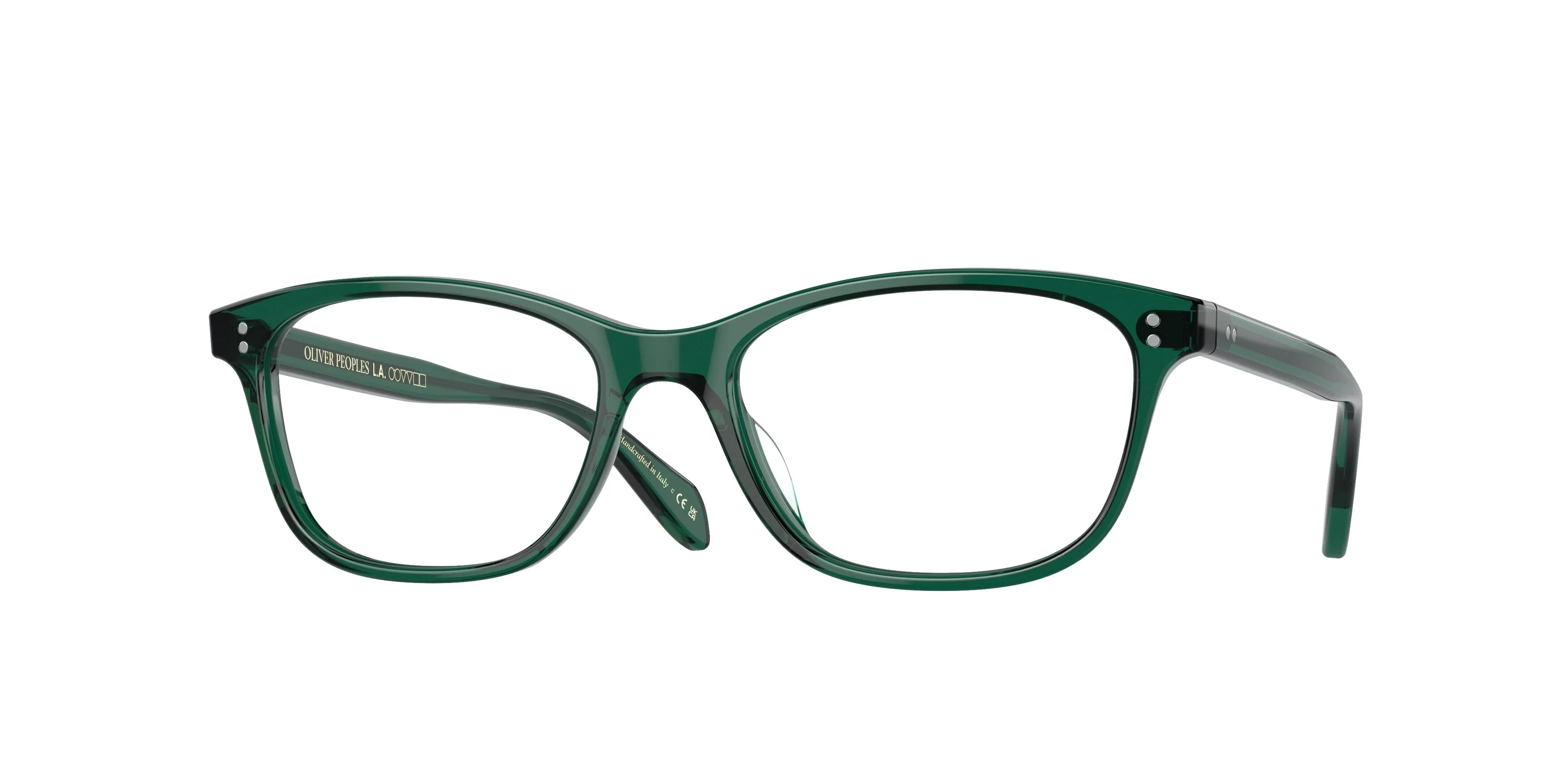 Oliver Peoples OV5224 ASHTON 1763 Montature da vista Acetato Verde Trasparente Squadrata Normale - immagine 1