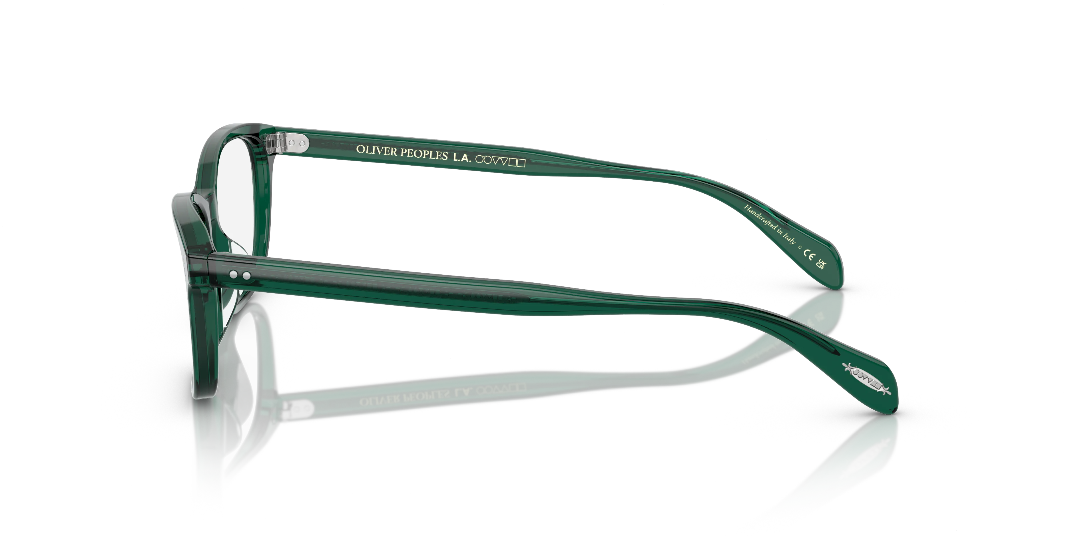 Oliver Peoples OV5224 ASHTON 1763 Montature da vista Acetato Verde Trasparente Squadrata Normale - immagine 4