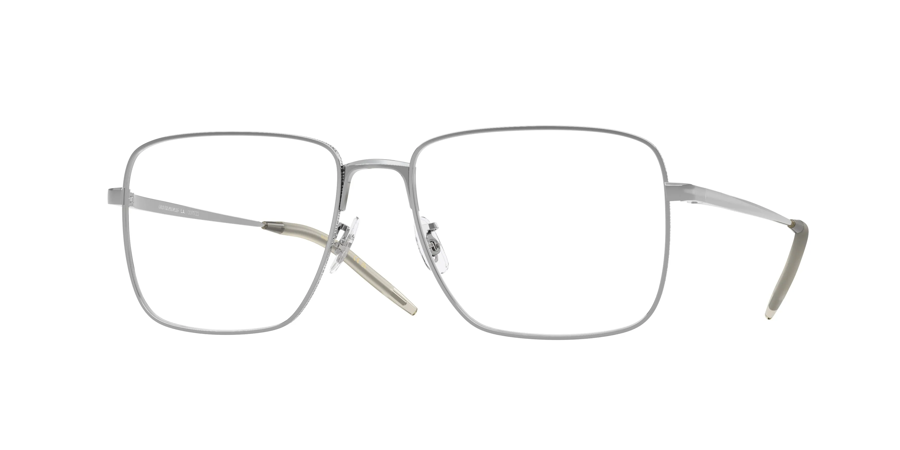 Oliver Peoples OV1374T WELSTON 5036 Montature da vista Titanio Argento Trasparente Squadrata Normale - immagine 1