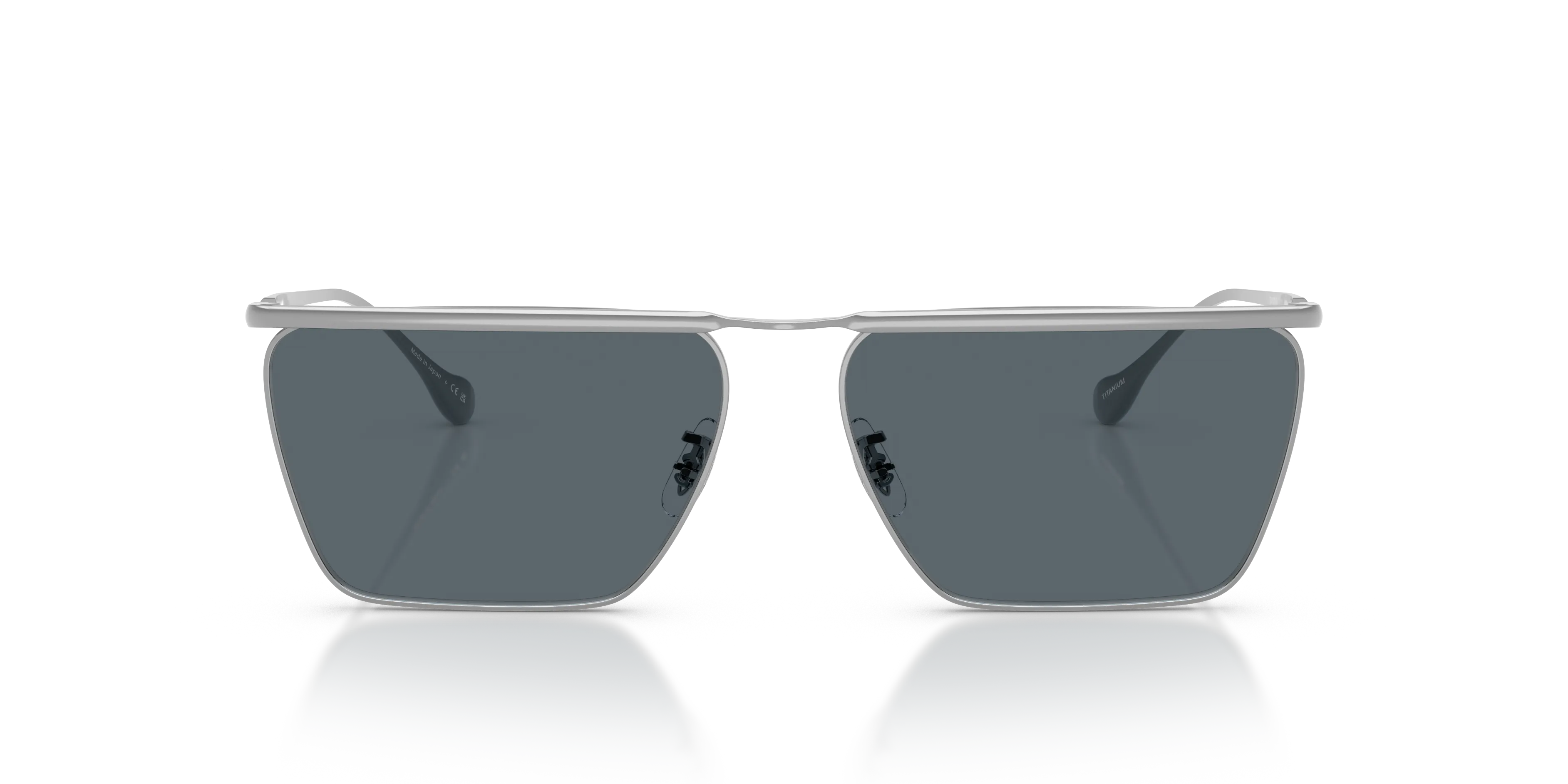 Oliver Peoples x Jil Sander OV1370ST EDITION 2 5036R5 Occhiali da sole Titanio Argento Blu Geometrica Normale - immagine 3