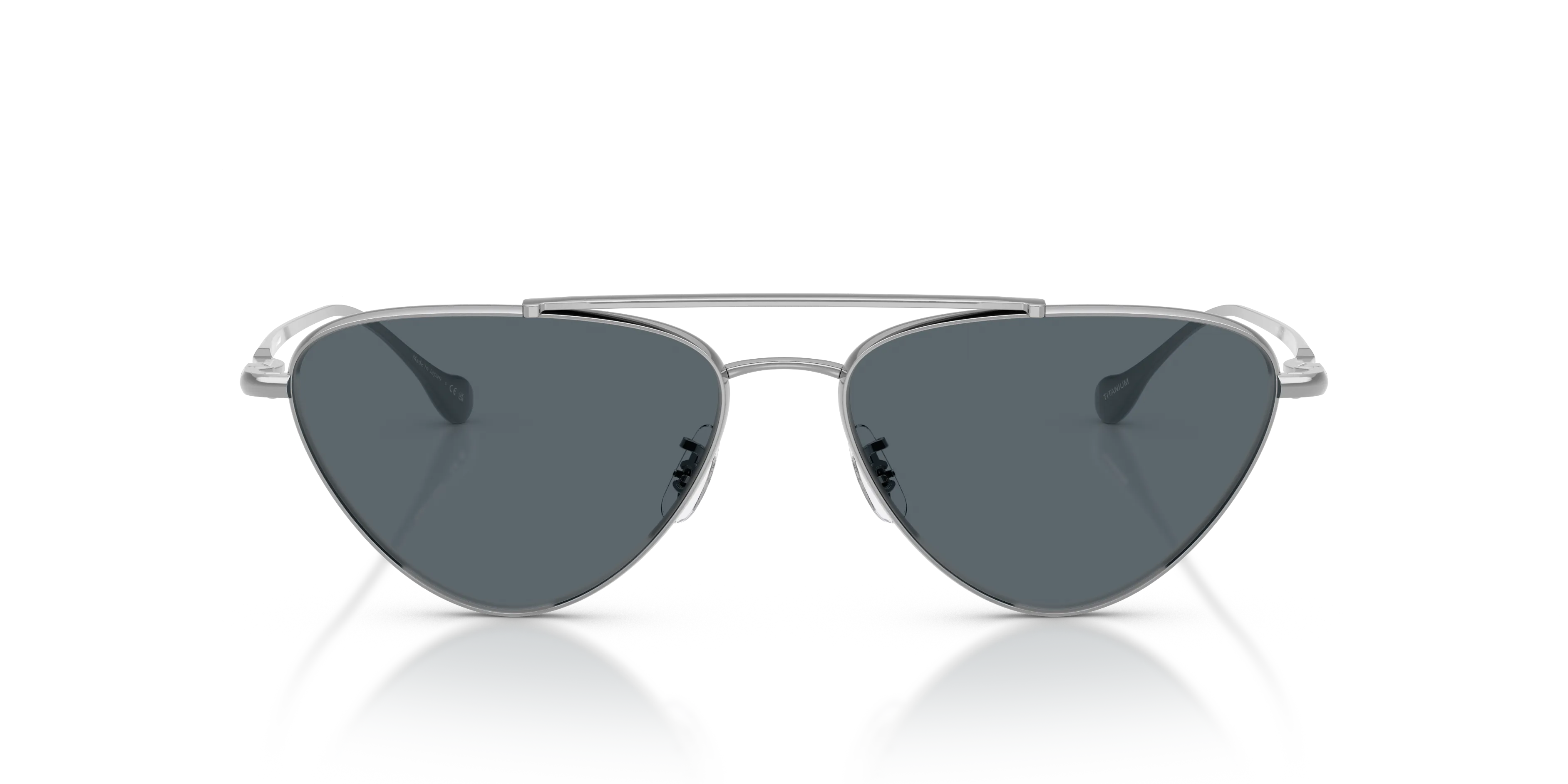 Oliver Peoples x Jil Sander OV1369ST EDITION 1 5036R5 Occhiali da sole Titanio Argento Blu Cat Eye Normale - immagine 3