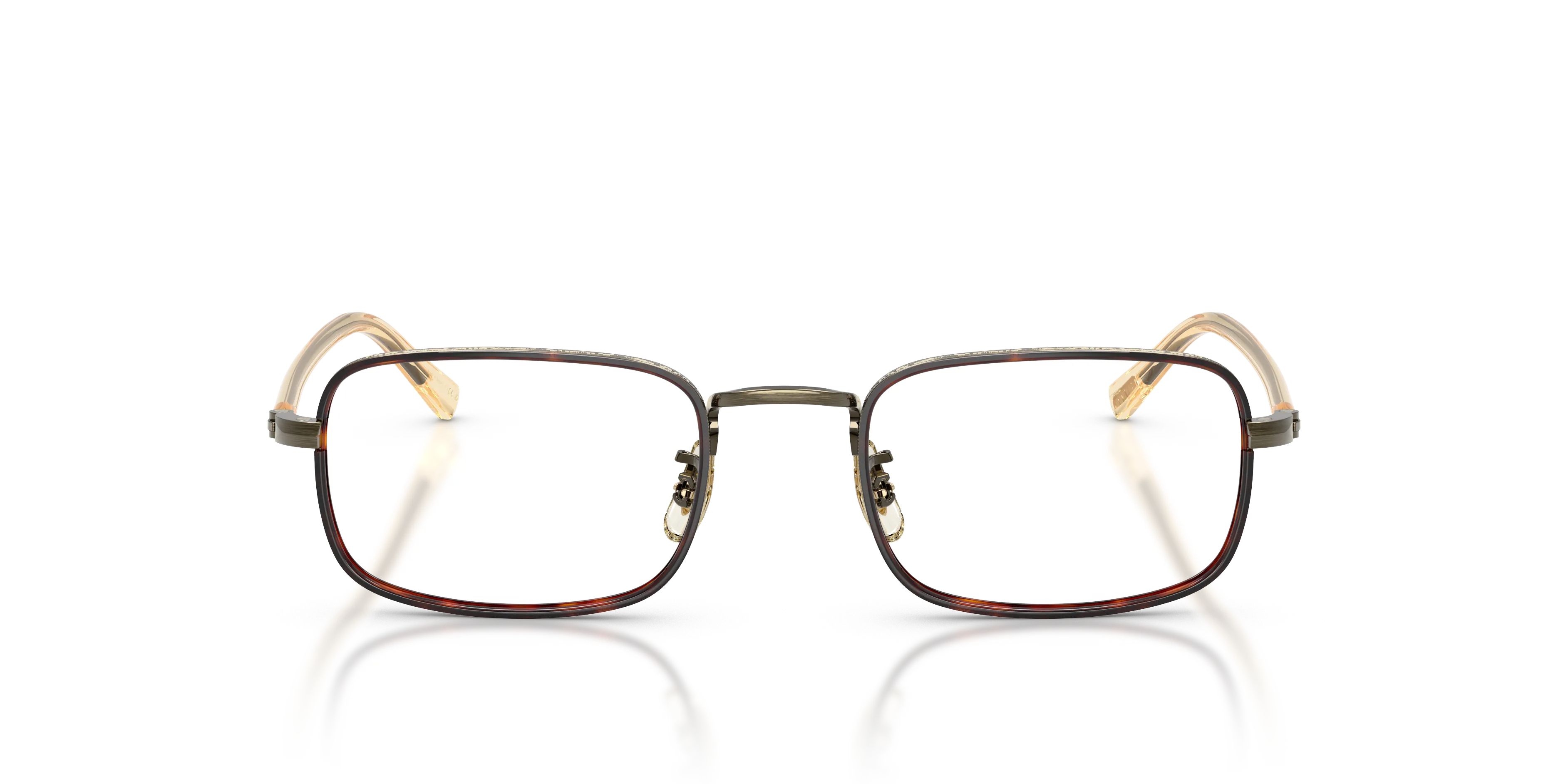 Oliver Peoples OV1366T BRYMER 5284 Montature da vista Titanio Oro Trasparente Squadrata Normale - immagine 3