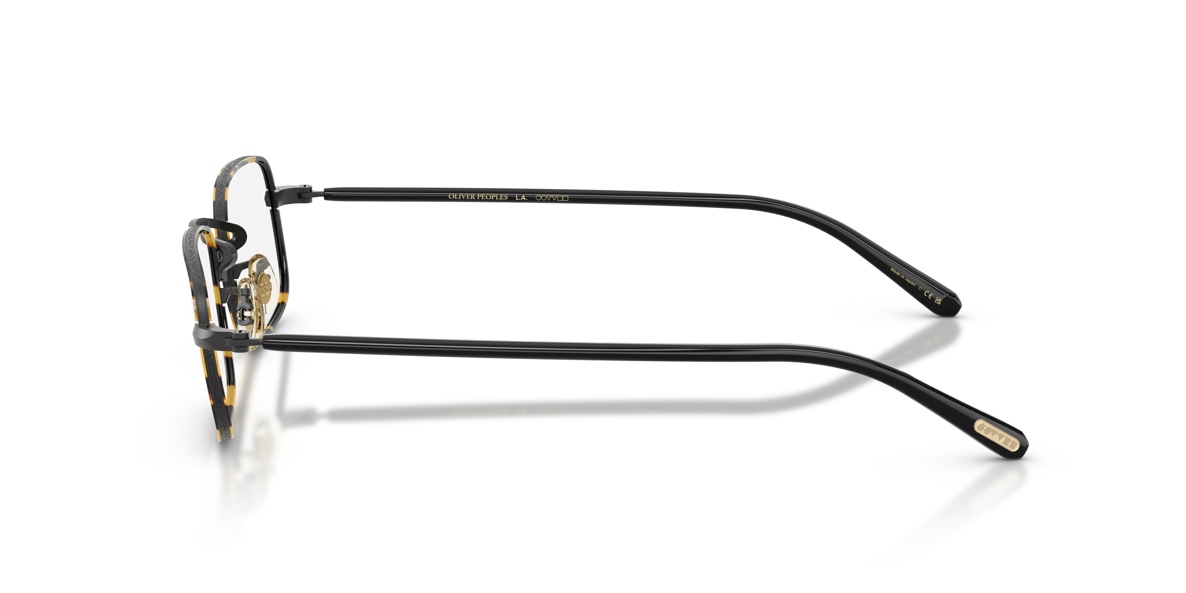 Oliver Peoples OV1366T BRYMER 5062 Montature da vista Titanio Nero Trasparente Squadrata Normale - immagine 4