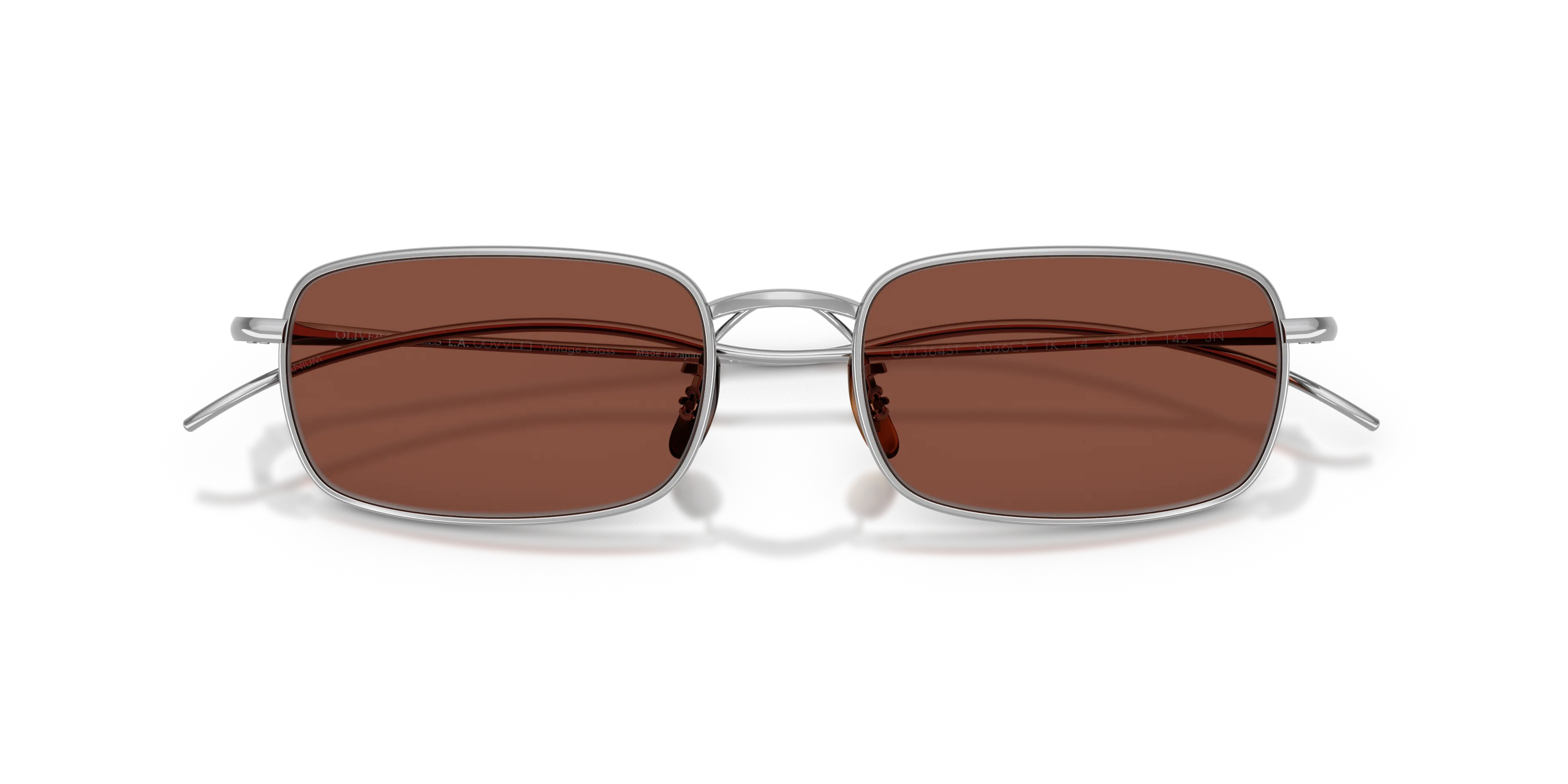 Oliver Peoples OV1364ST TK-14 5036C5 Occhiali da sole Titanio Argento Bordeaux Squadrata Normale - immagine 2
