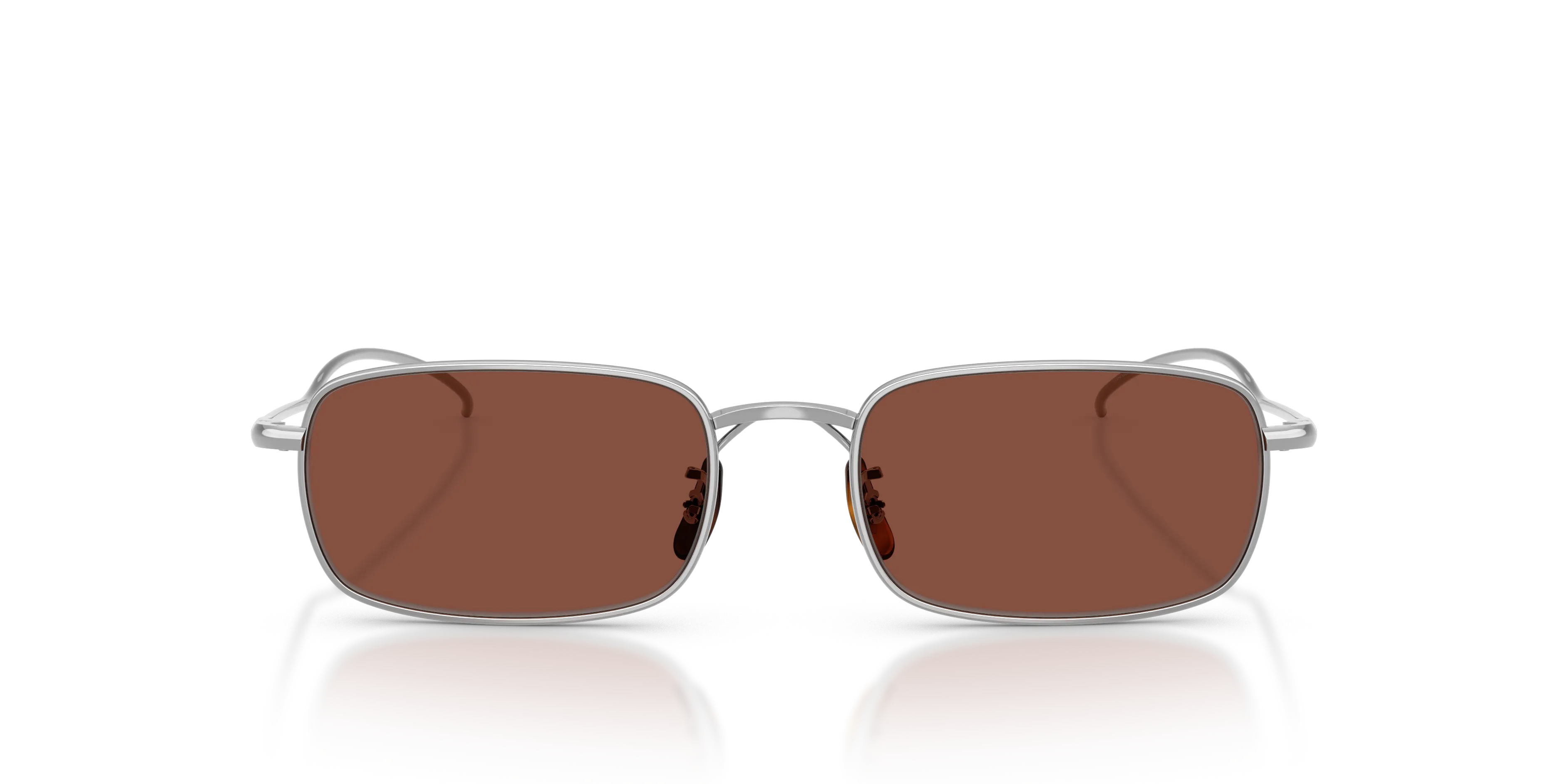 Oliver Peoples OV1364ST TK-14 5036C5 Occhiali da sole Titanio Argento Bordeaux Squadrata Normale - immagine 3