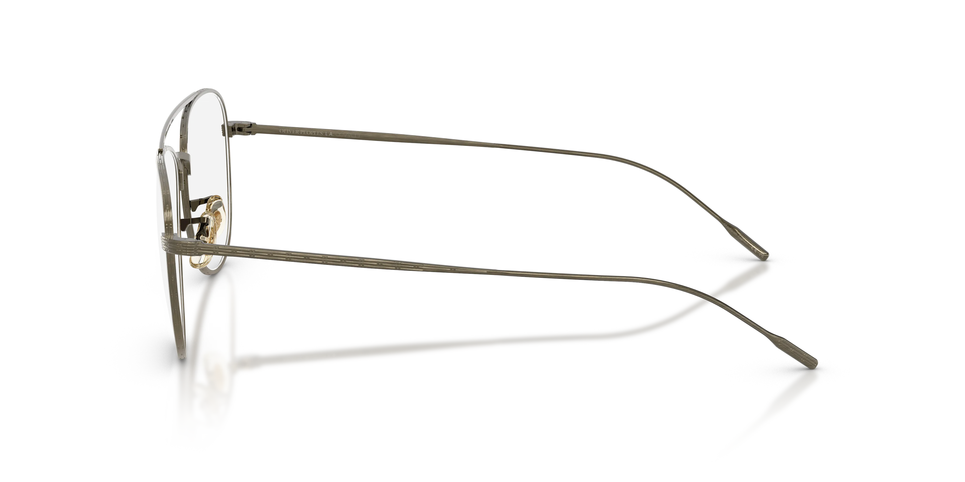 Oliver Peoples OV1363T STILSON 5284 Montature da vista Titanio Oro Trasparente Pilot Normale - immagine 4
