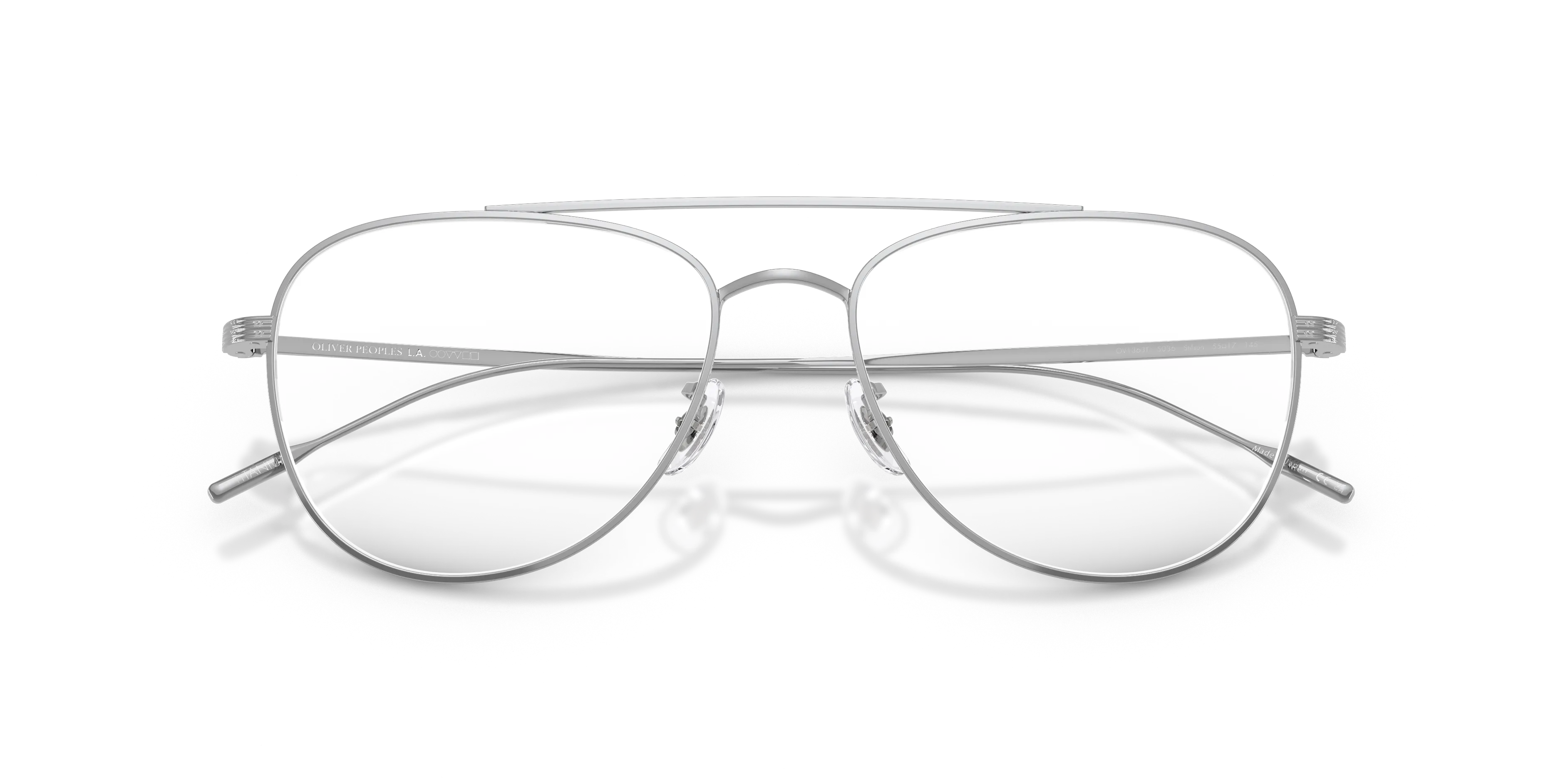 Oliver Peoples OV1363T STILSON 5036 Montature da vista Titanio Argento Trasparente Pilot Normale - immagine 2