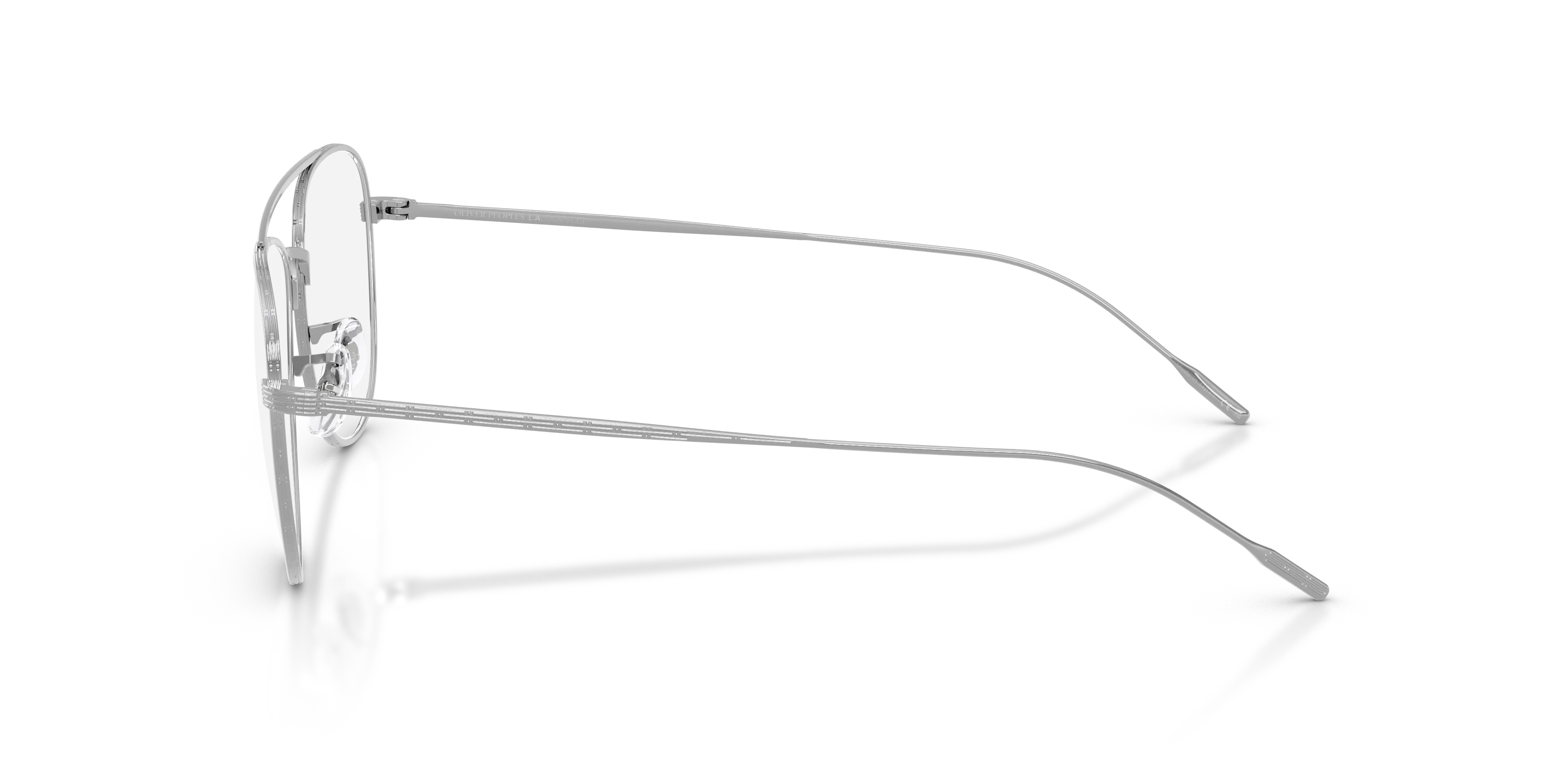 Oliver Peoples OV1363T STILSON 5036 Montature da vista Titanio Argento Trasparente Pilot Normale - immagine 4