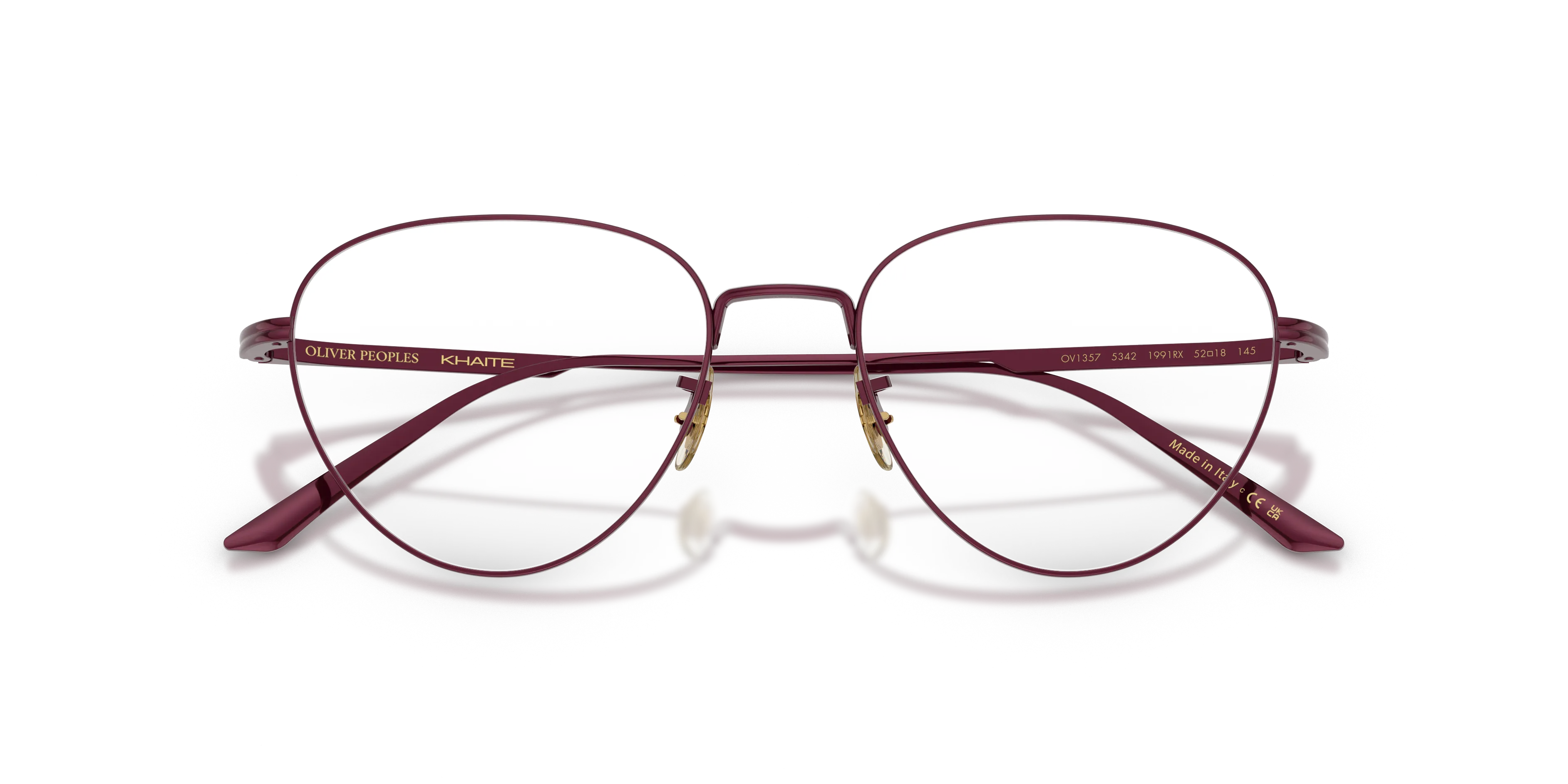 Oliver Peoples OV1357 1991RX 5342 Montature da vista Metallo Viola Trasparente Pantos Normale - immagine 2