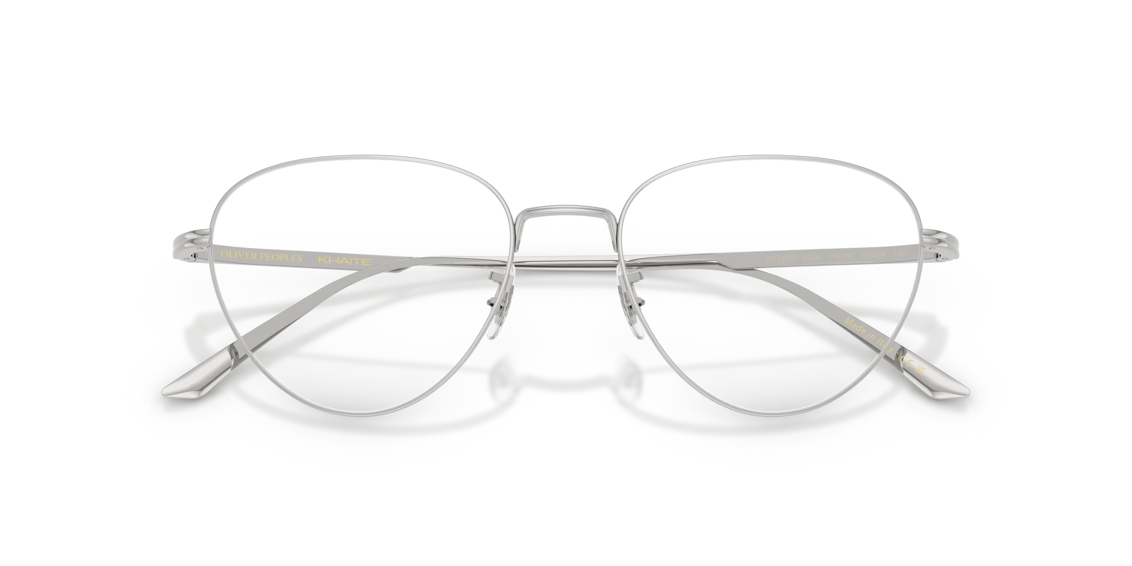 Oliver Peoples OV1357 1991RX 5036 Montature da vista Metallo Argento Trasparente Pantos Normale - immagine 2
