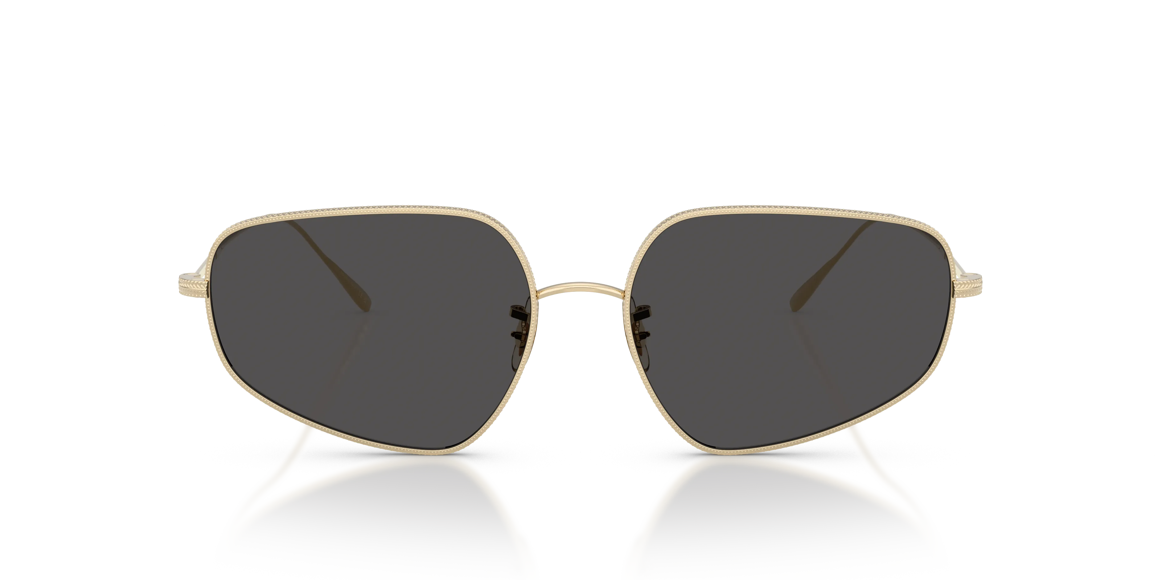 Oliver Peoples OV1356S EYLLA 503587 Occhiali da sole Metallo Oro Grigio Geometrica Normale - immagine 3