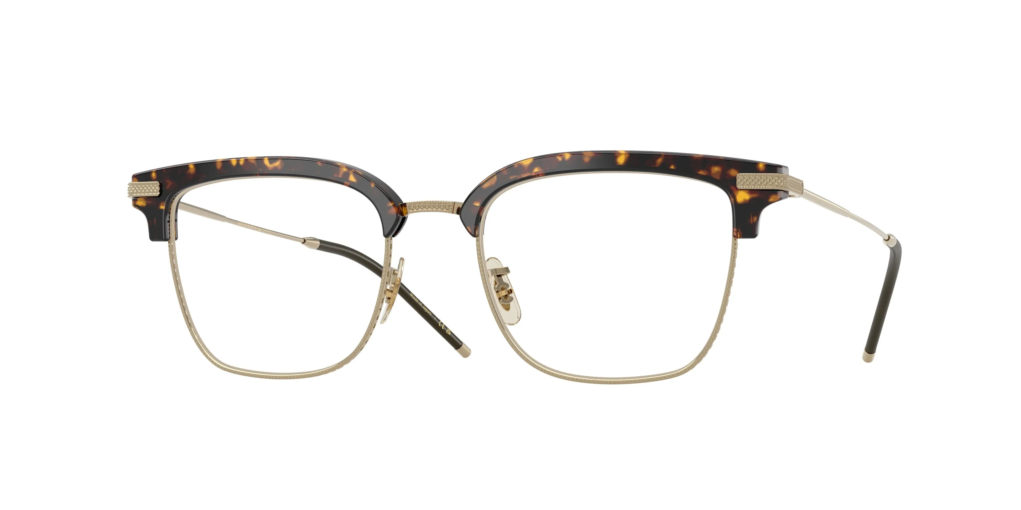 Oliver Peoples OV1354T TK-12 5341 Montature da vista Titanio Oro Trasparente Squadrata Normale - immagine 1