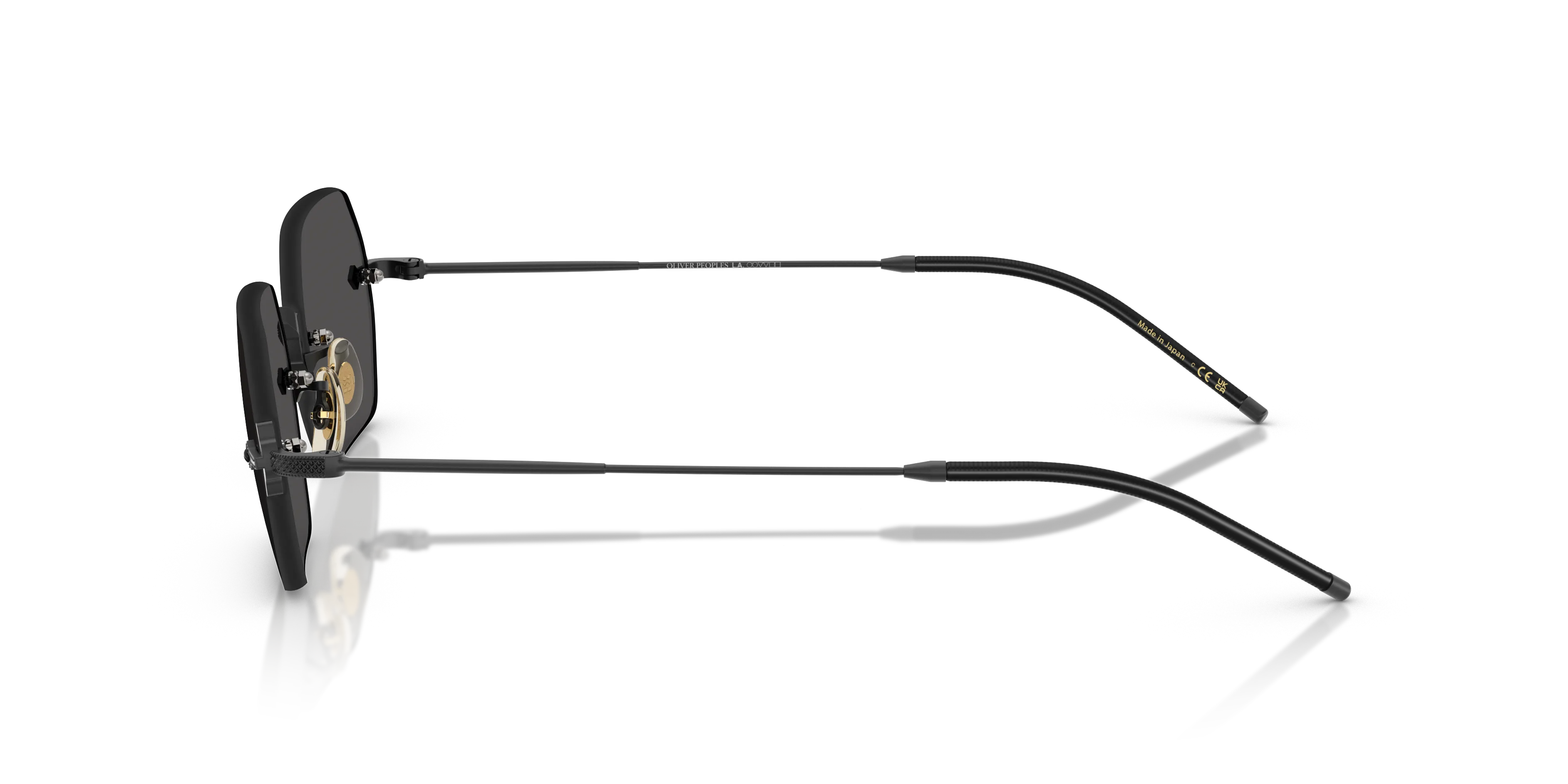 Oliver Peoples OV1353ST TK-13 506287 Occhiali da sole Titanio Nero Grigio Squadrata Normale - immagine 4