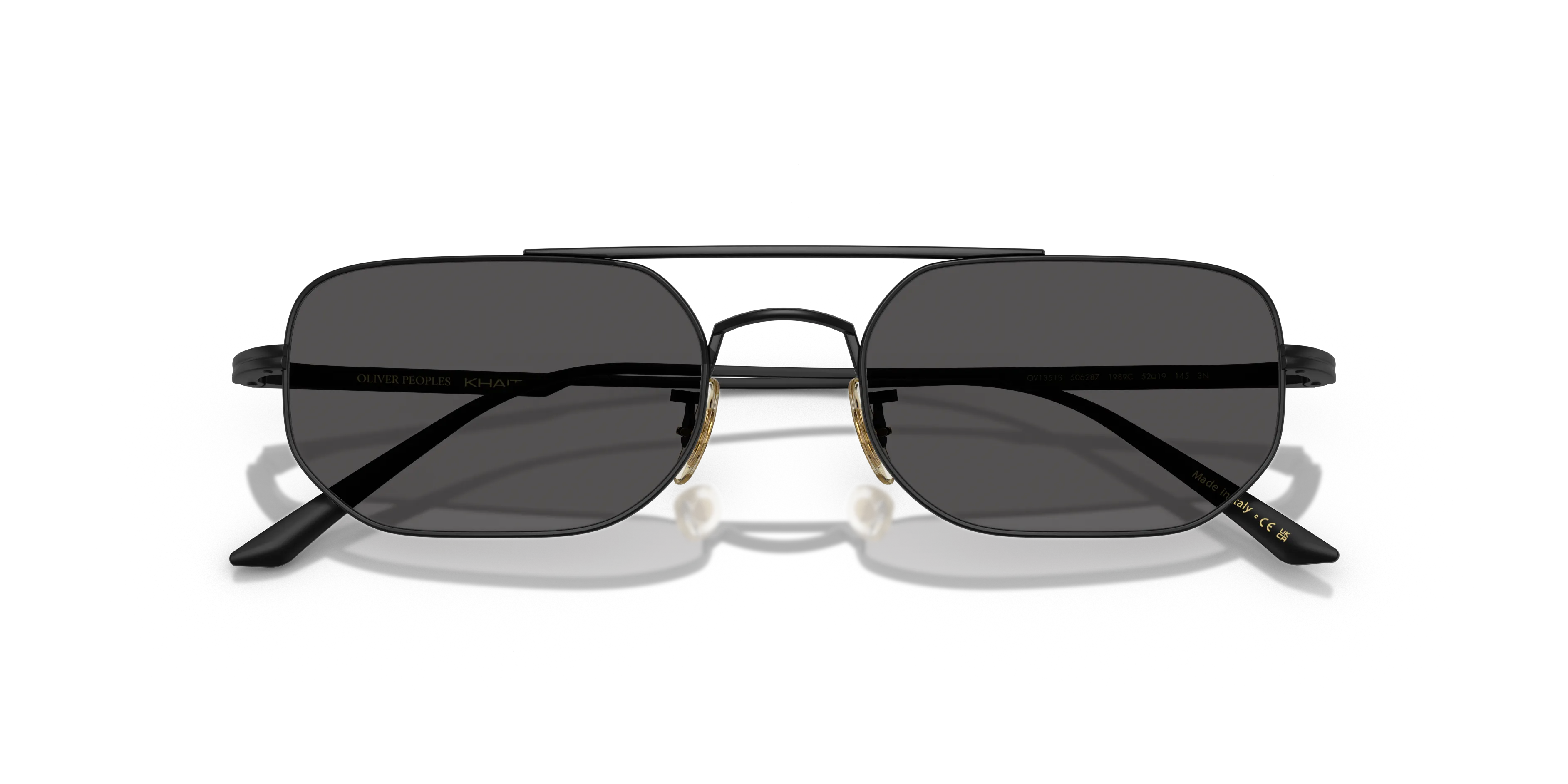 Oliver Peoples OV1351S 1989C 506287 Occhiali da sole Acciaio Nero Grigio Pillow Normale - immagine 2