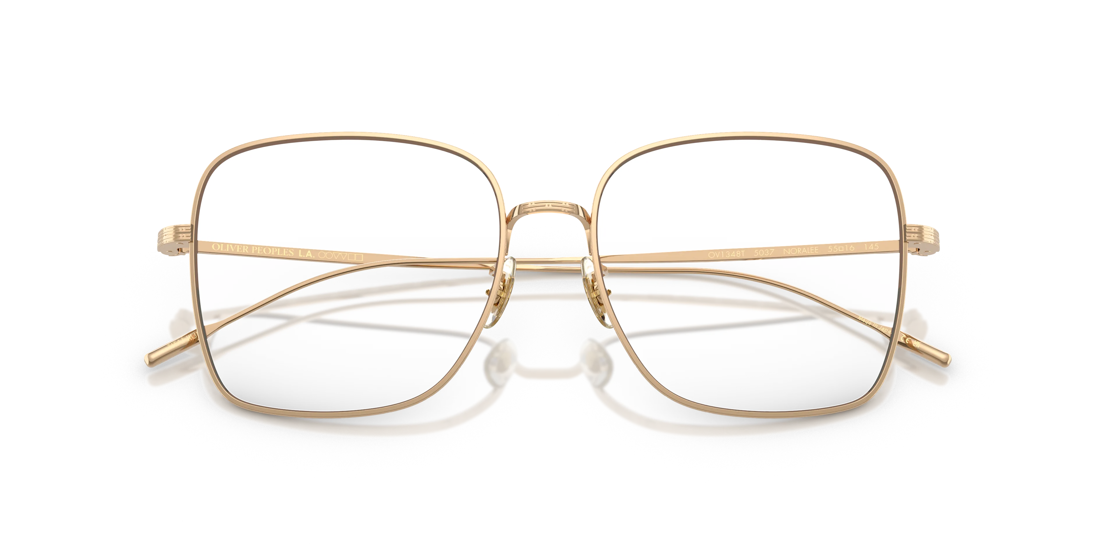 Oliver Peoples OV1348T NORALEE 5037 Montature da vista Titanio Oro Trasparente Pillow Normale - immagine 2