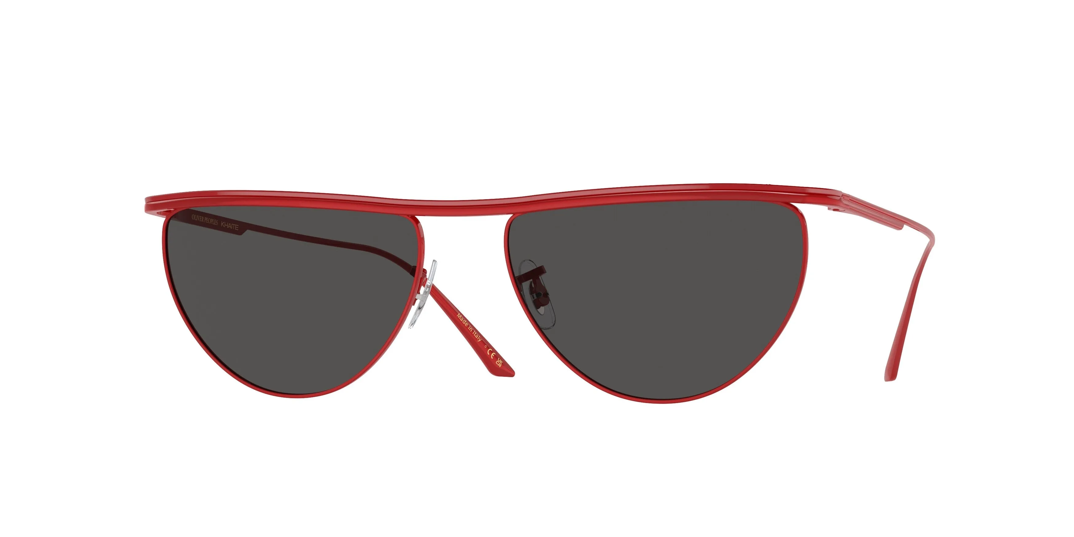 Oliver Peoples OV1342S 1984C 553487 Occhiali da sole Metallo Rosso Grigio Geometrica Normale - immagine 1