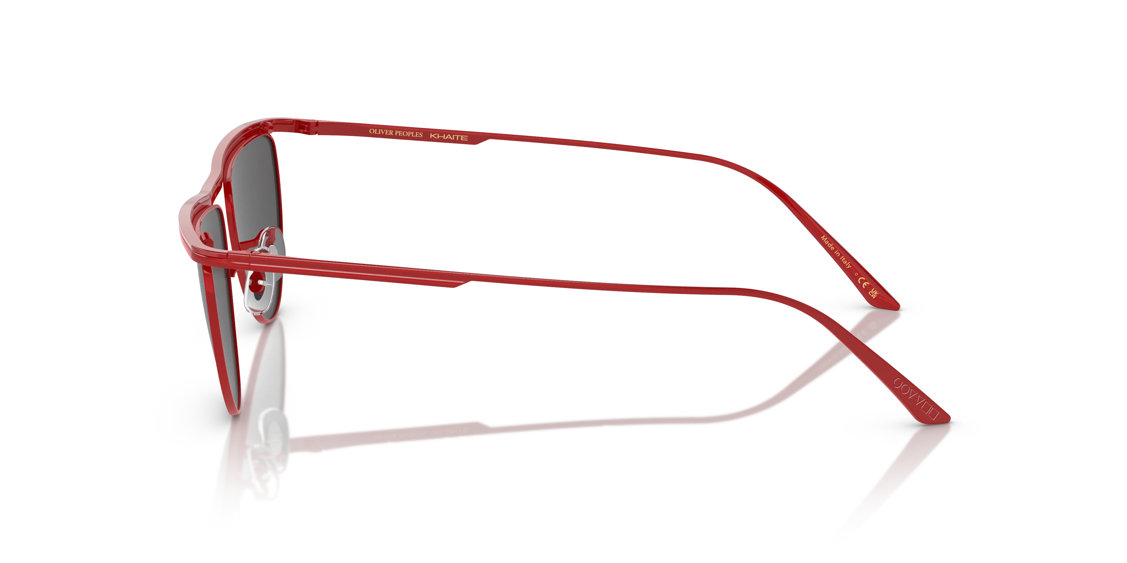 Oliver Peoples OV1342S 1984C 553487 Occhiali da sole Metallo Rosso Grigio Geometrica Normale - immagine 4