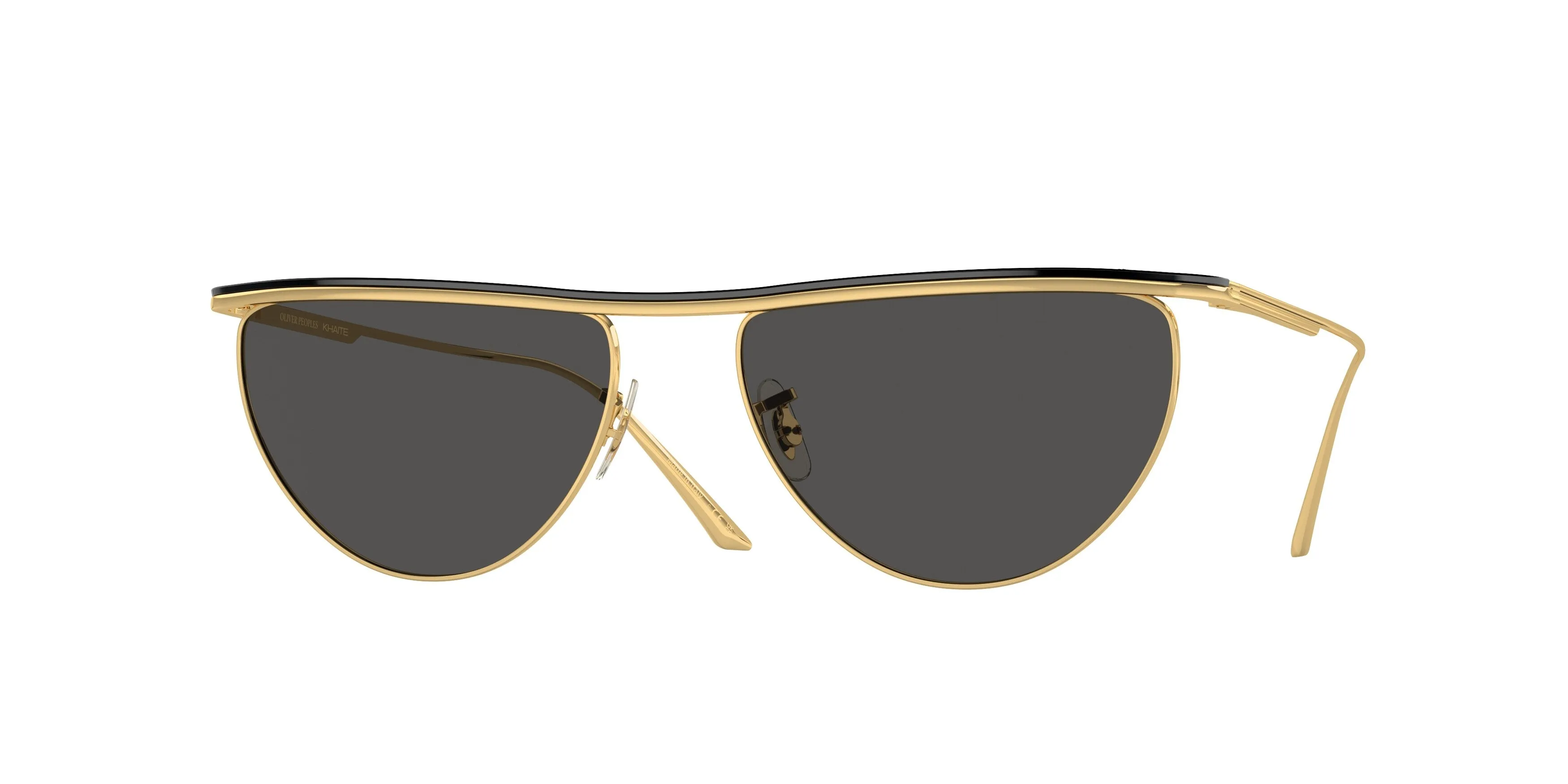 Oliver Peoples OV1342S 1984C 533287 Occhiali da sole Metallo Nero Grigio Geometrica Normale - immagine 1