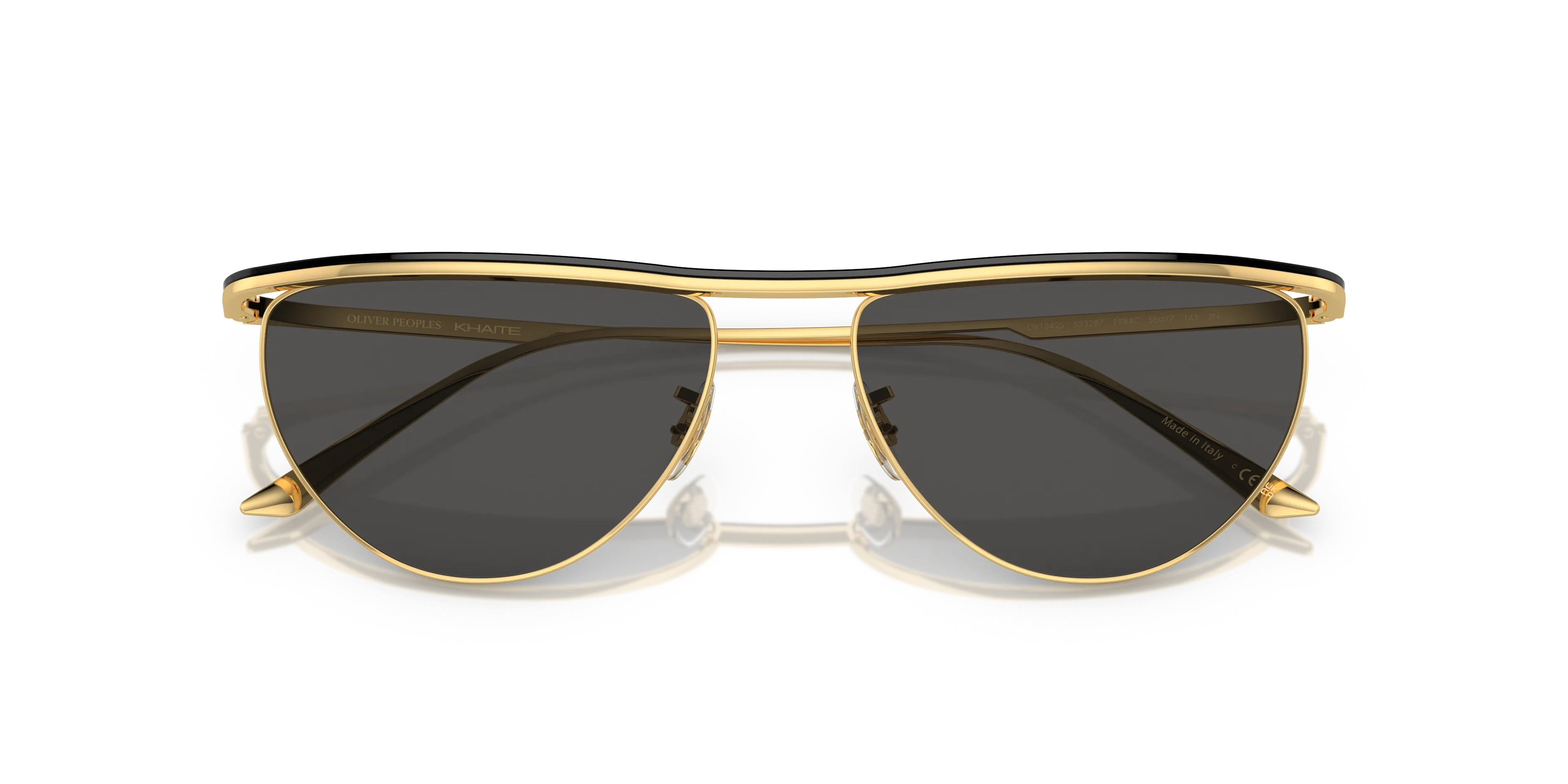 Oliver Peoples OV1342S 1984C 533287 Occhiali da sole Metallo Nero Grigio Geometrica Normale - immagine 2