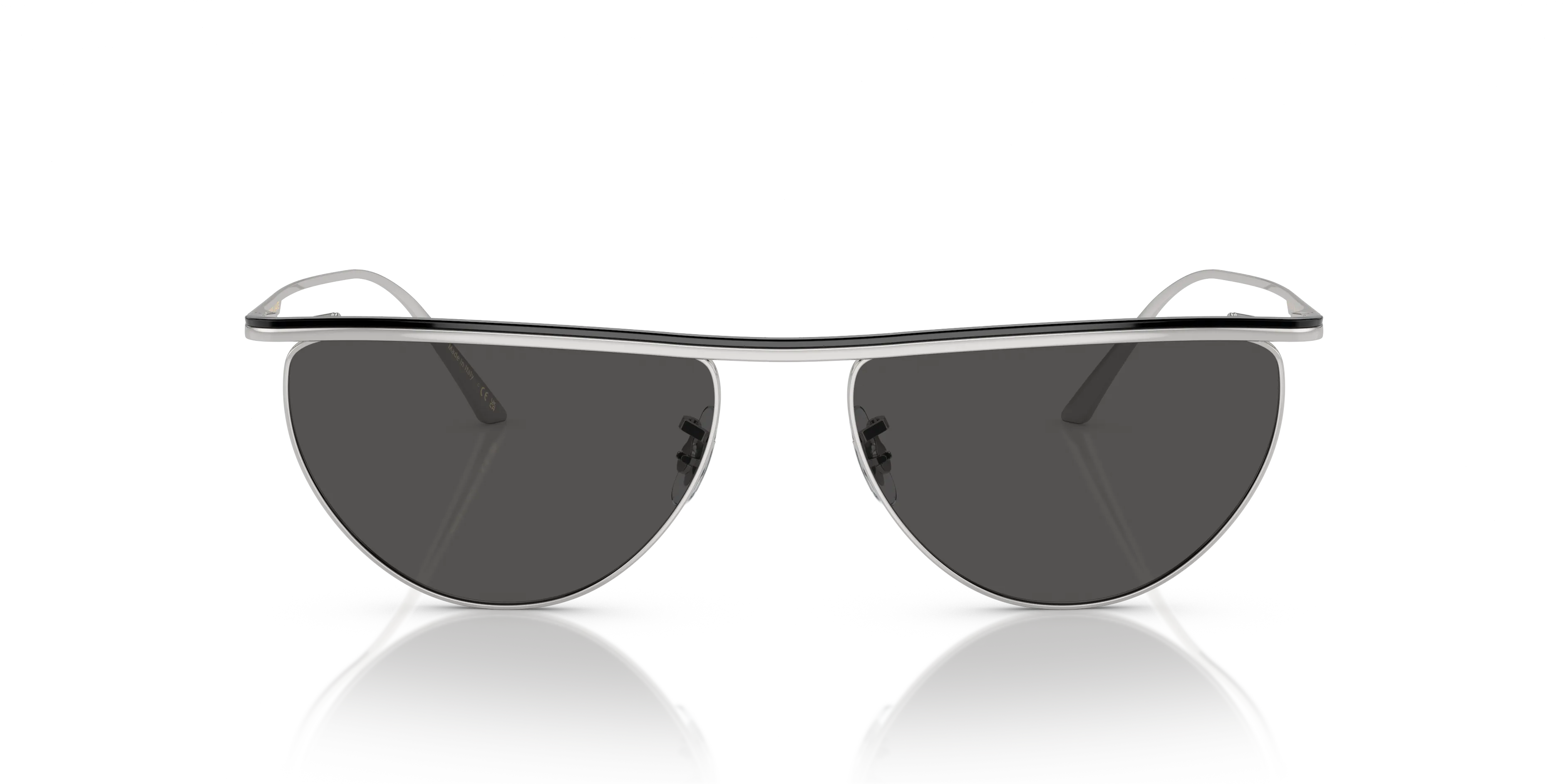 Oliver Peoples OV1342S 1984C 503687 Occhiali da sole Metallo Argento Grigio Geometrica Normale - immagine 3