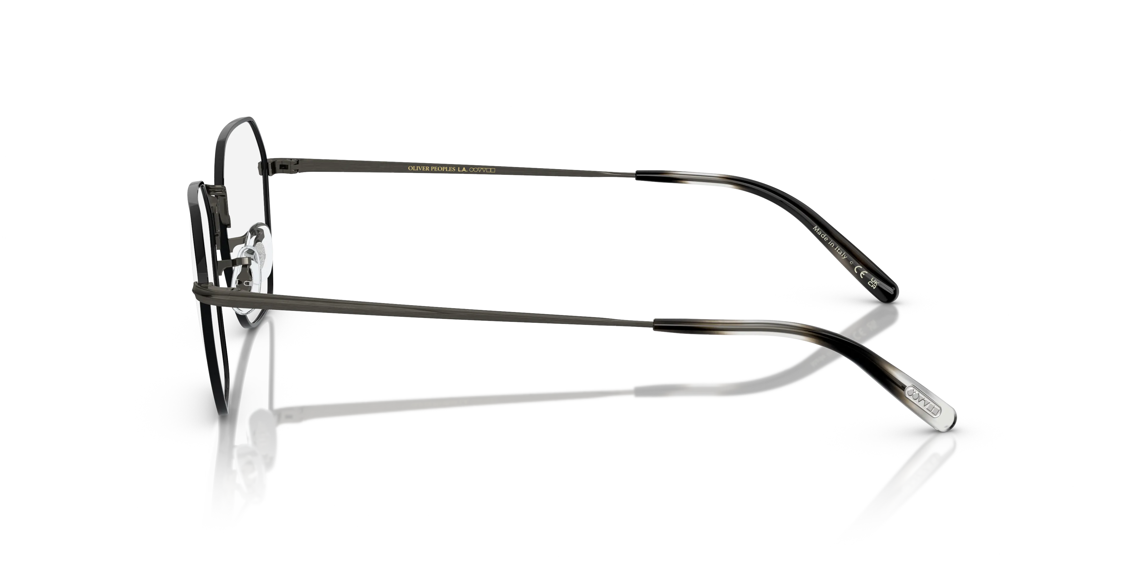 Oliver Peoples OV1334 LEVISON 5321 Montature da vista Metallo Grigio Trasparente Squadrata Normale - immagine 4
