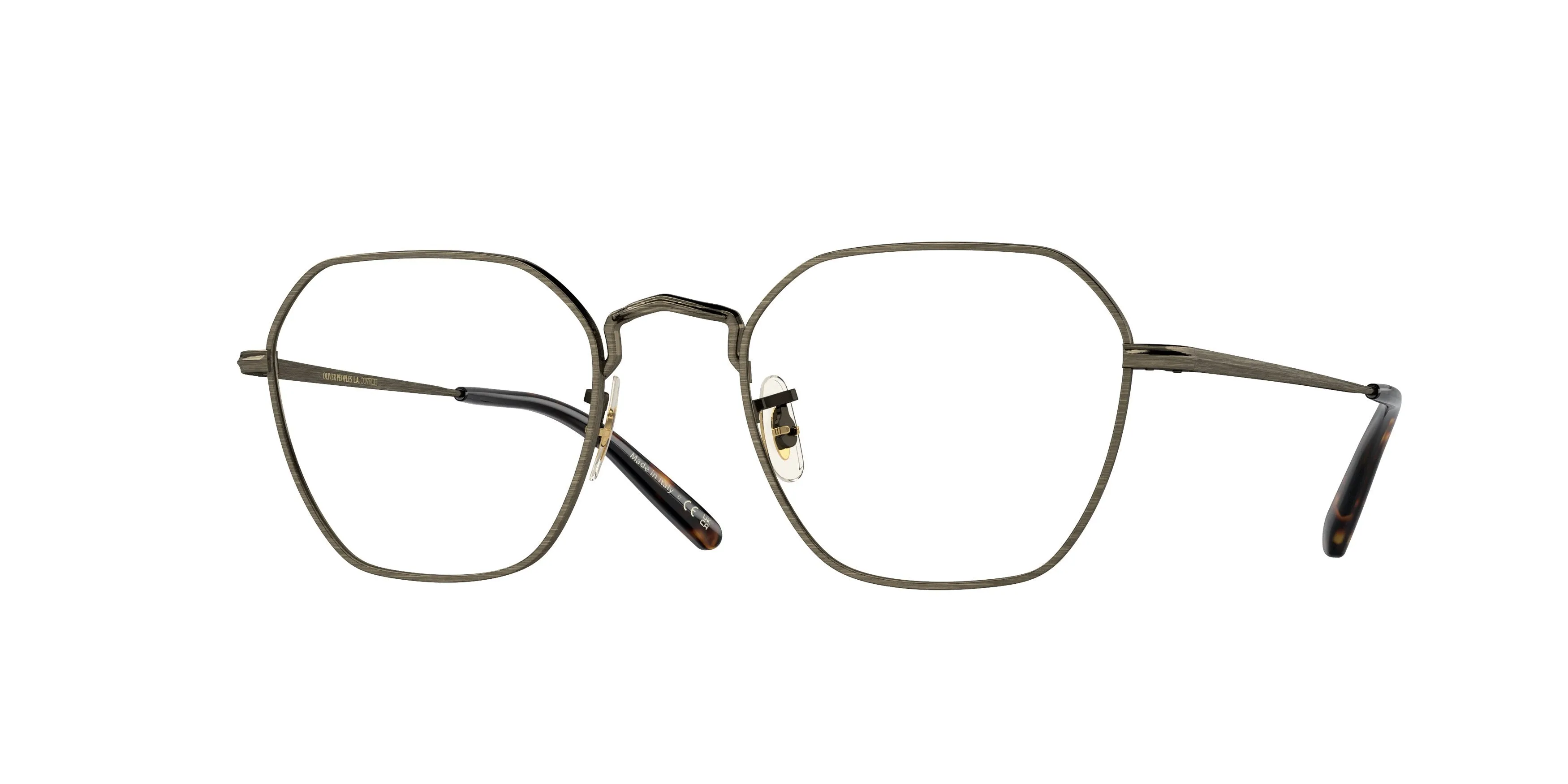 Oliver Peoples OV1334 LEVISON 5284 Montature da vista Metallo Oro Trasparente Squadrata Normale - immagine 1