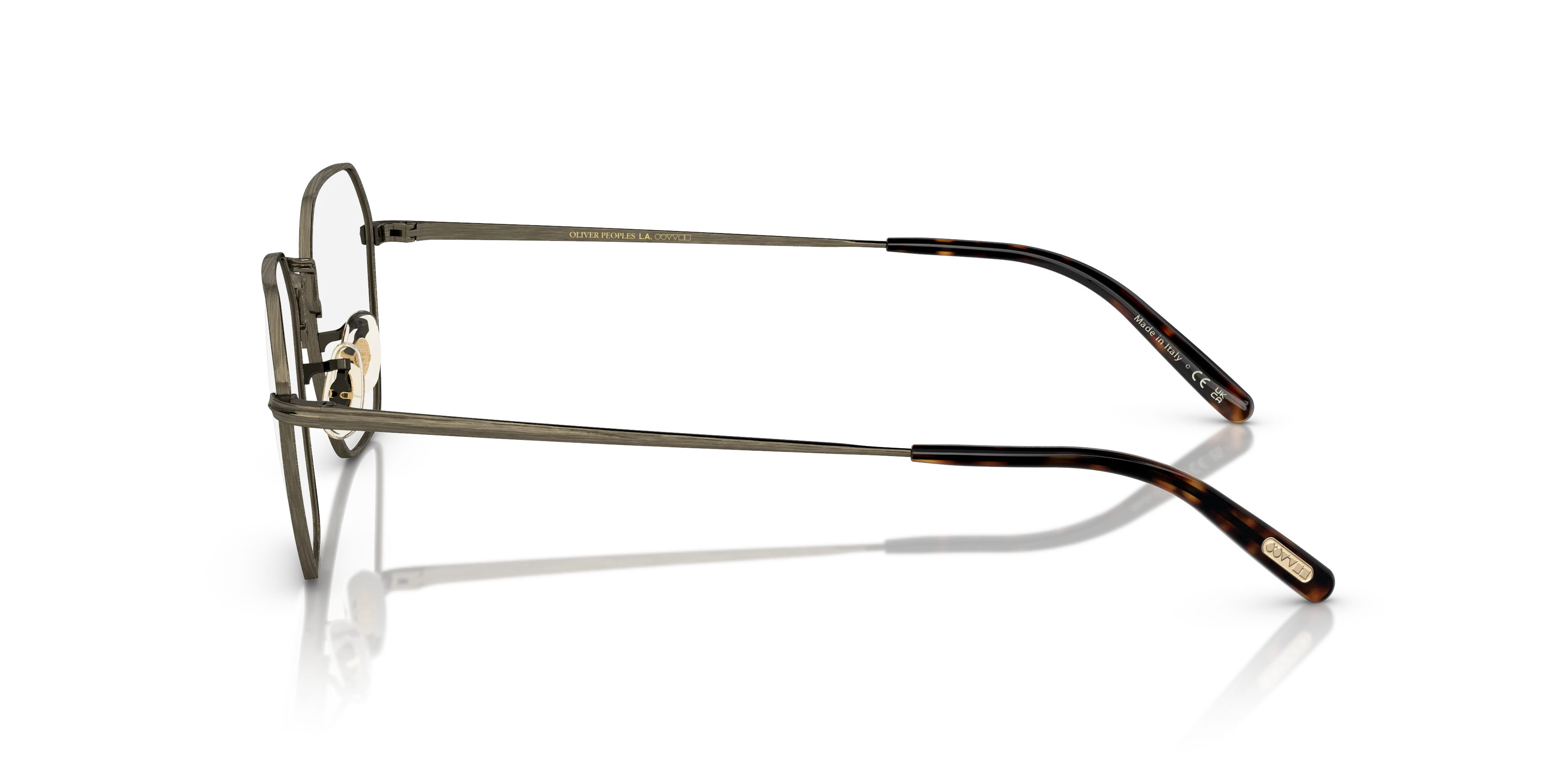 Oliver Peoples OV1334 LEVISON 5284 Montature da vista Metallo Oro Trasparente Squadrata Normale - immagine 4