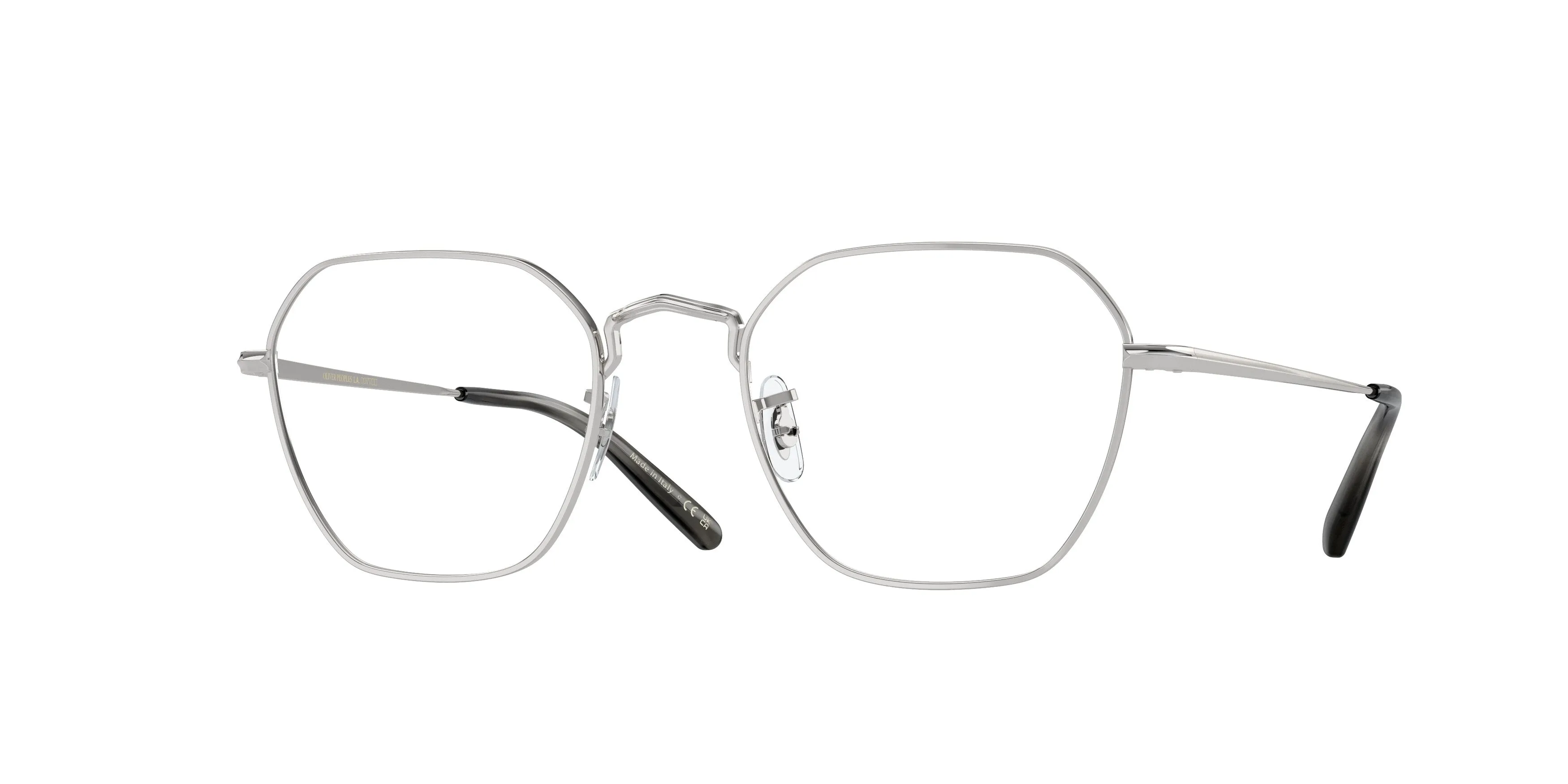 Oliver Peoples OV1334 LEVISON 5036 Montature da vista Metallo Argento Trasparente Squadrata Normale - immagine 1