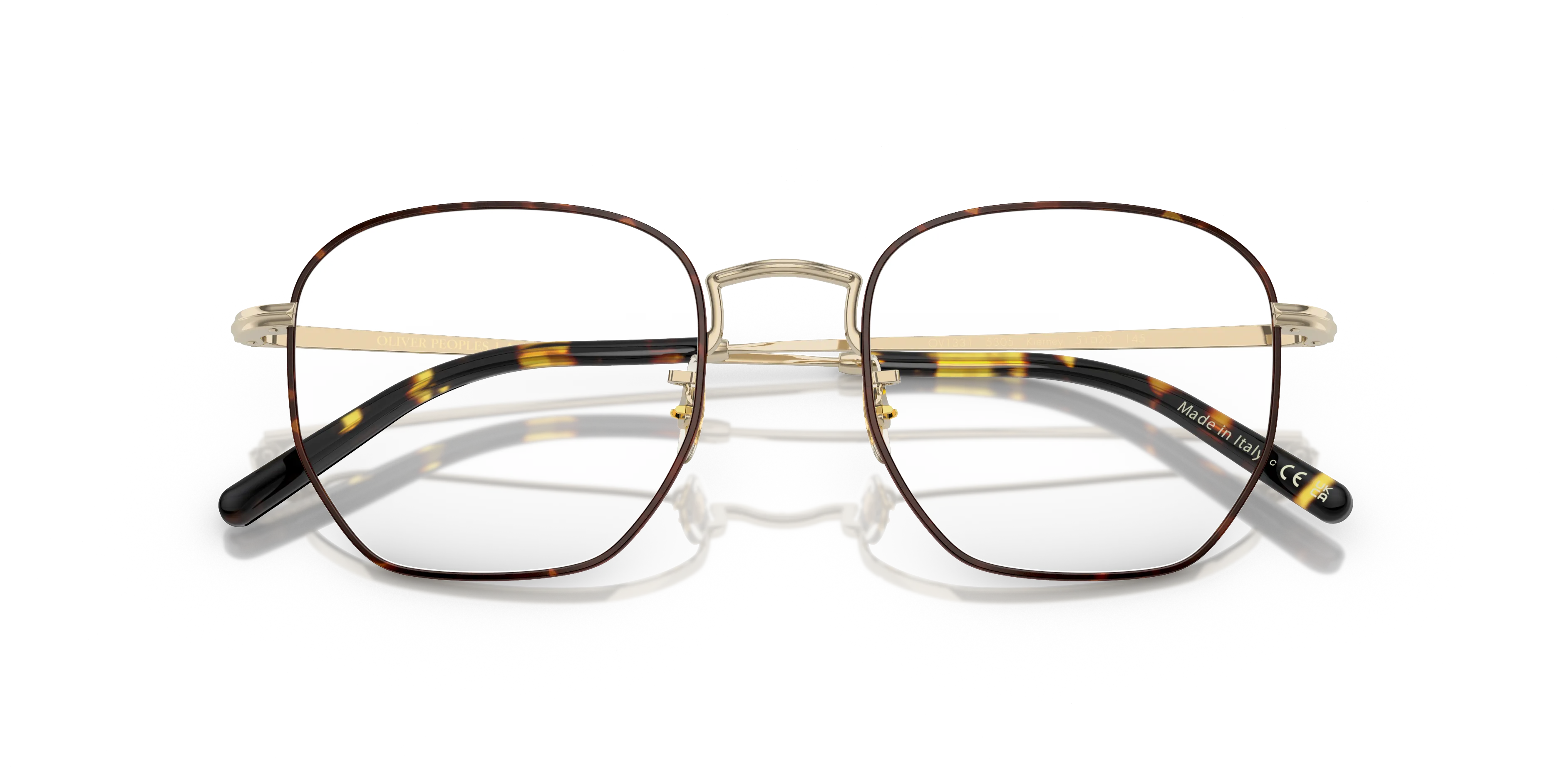 Oliver Peoples OV1331 KIERNEY 5305 Montature da vista Metallo Oro Trasparente Cat Eye Normale - immagine 2