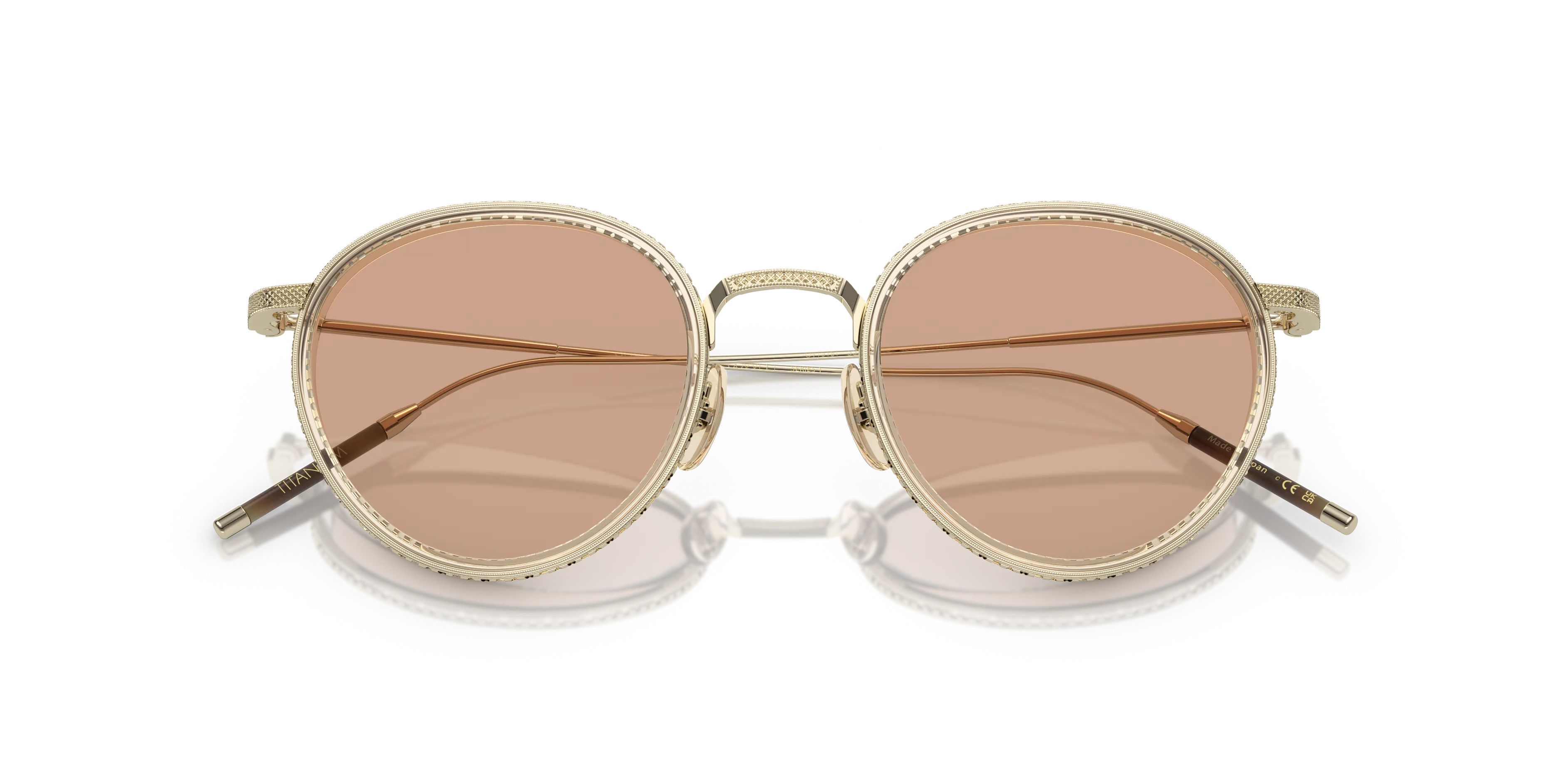 Oliver Peoples OV1318T TK-8 5327 Montature da vista Titanio Oro Trasparente Pantos Normale - immagine 2