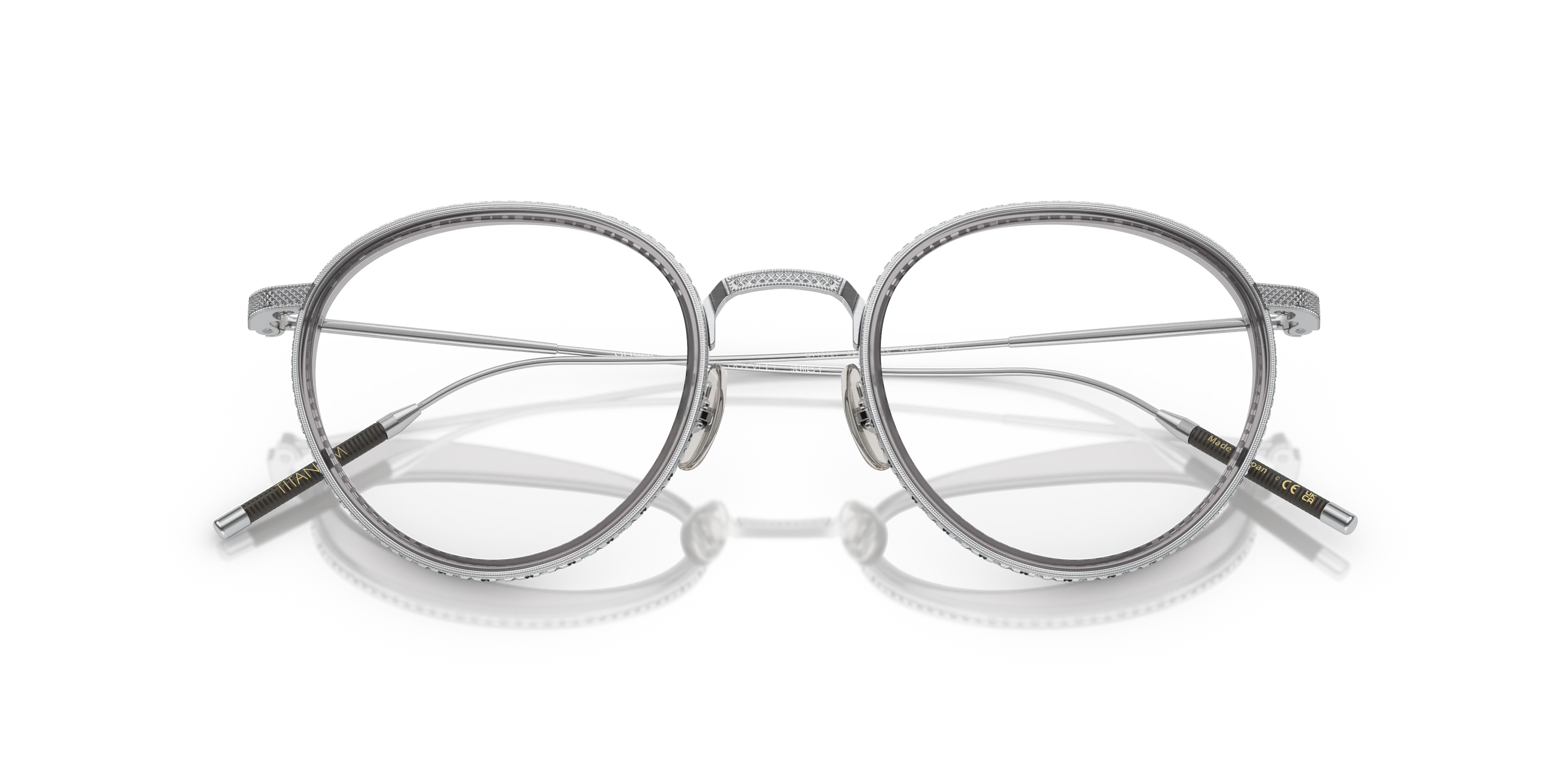 Oliver Peoples OV1318T TK-8 5254 Montature da vista Titanio Argento Trasparente Pantos Normale - immagine 2