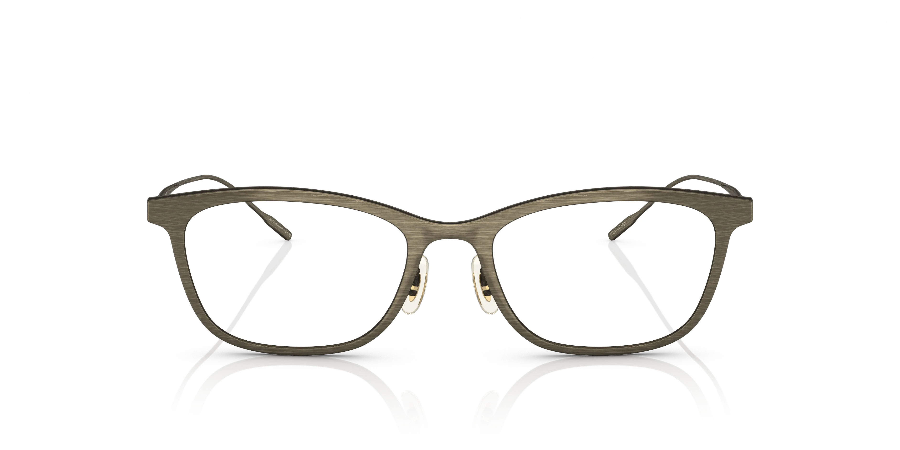 Oliver Peoples OV1314T MAURETTE 5284 Montature da vista Titanio Oro Trasparente Pillow Normale - immagine 3
