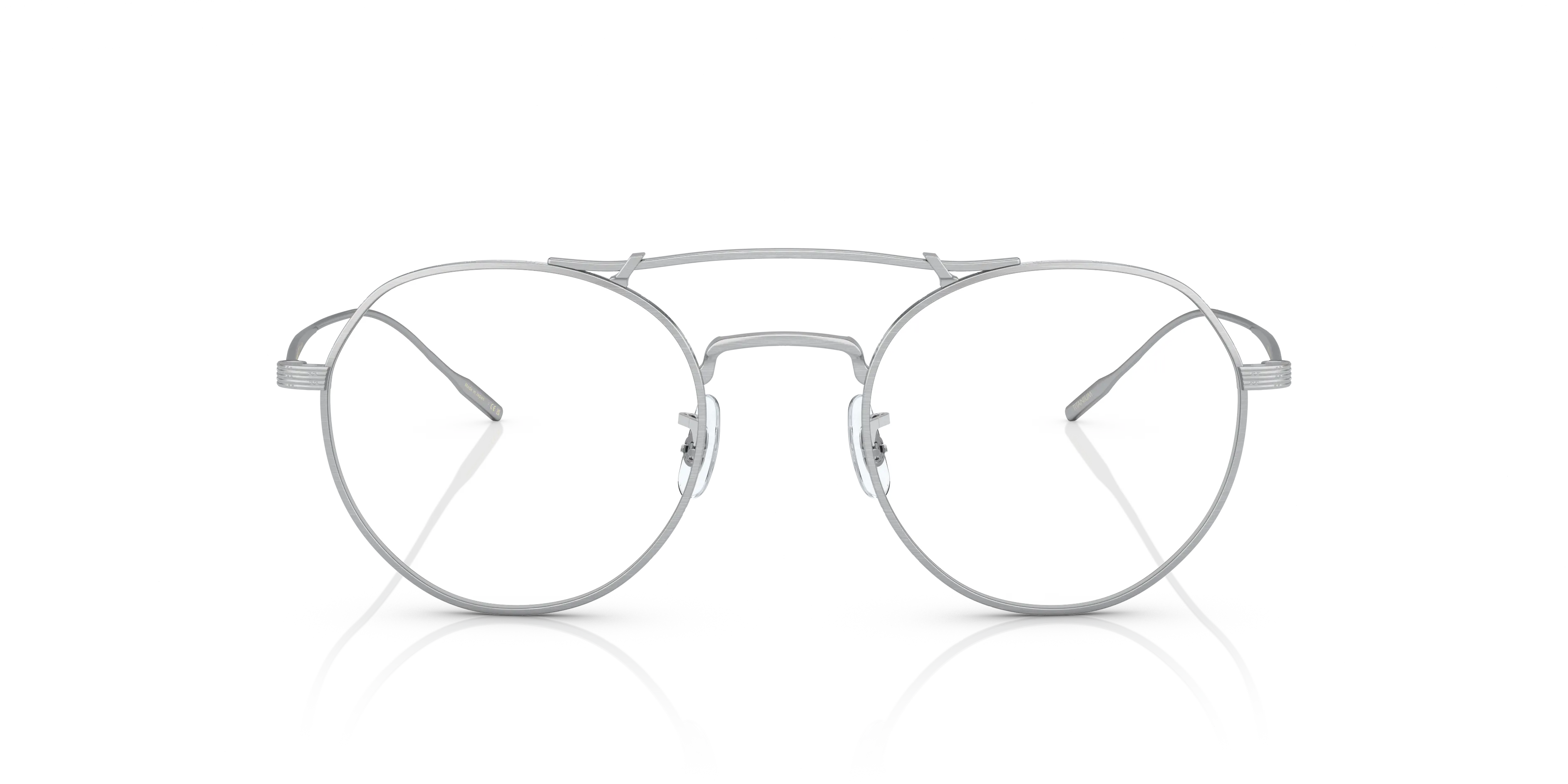 Oliver Peoples OV1309ST REYMONT 5254SB Occhiali da sole Titanio Argento Trasparente Rotonda Normale - immagine 3
