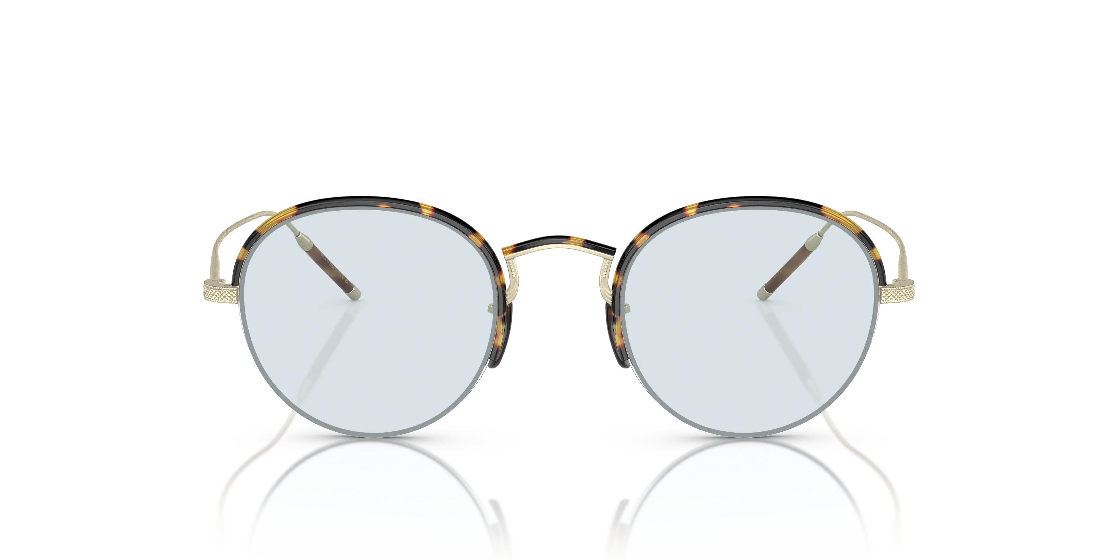 Oliver Peoples OV1290T TK-6 5252 Montature da vista Titanio Oro Trasparente Rotonda Normale - immagine 3