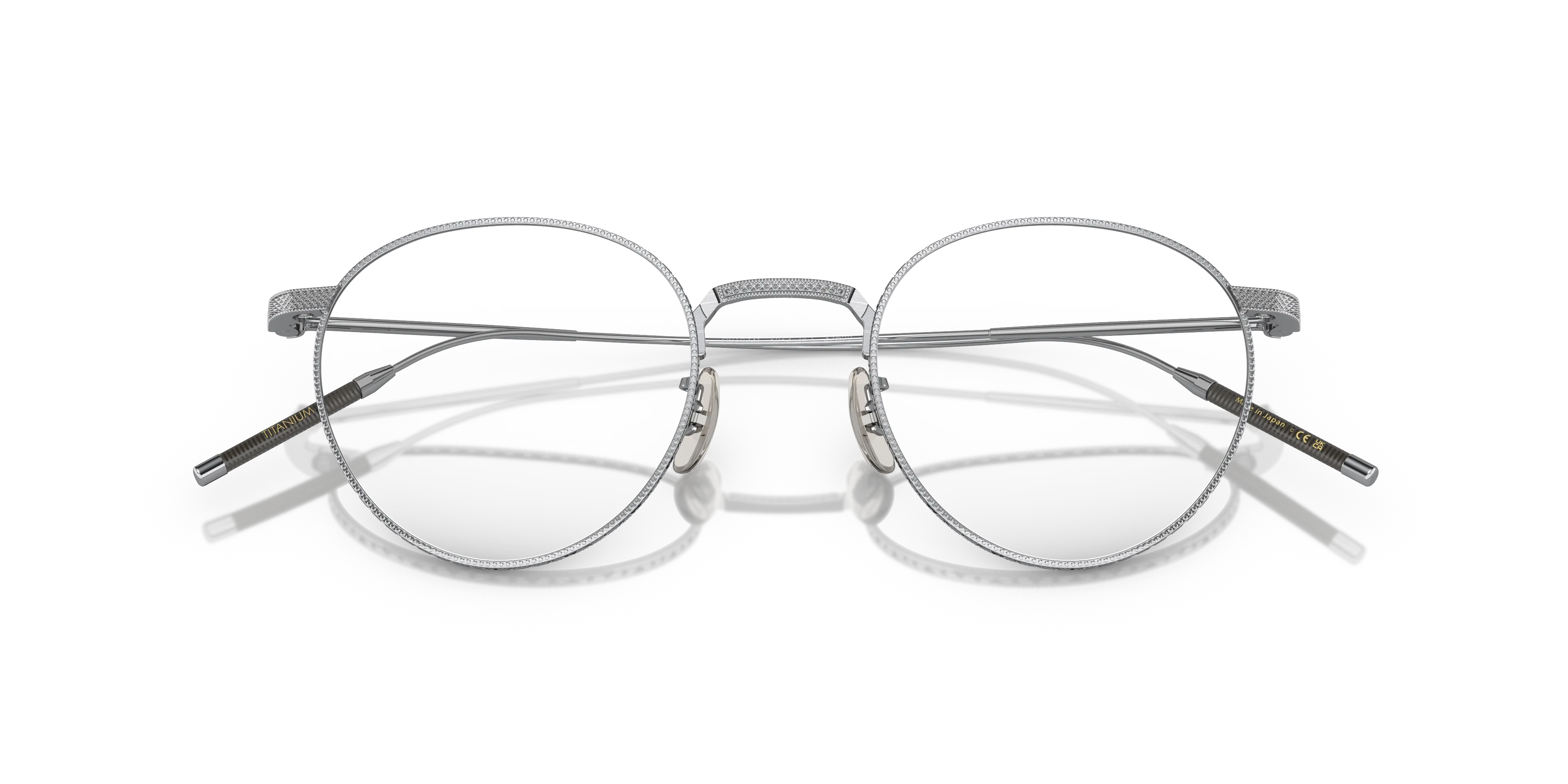 Oliver Peoples OV1274T TK-1 5254 Montature da vista Titanio Argento Trasparente Pantos Normale - immagine 2