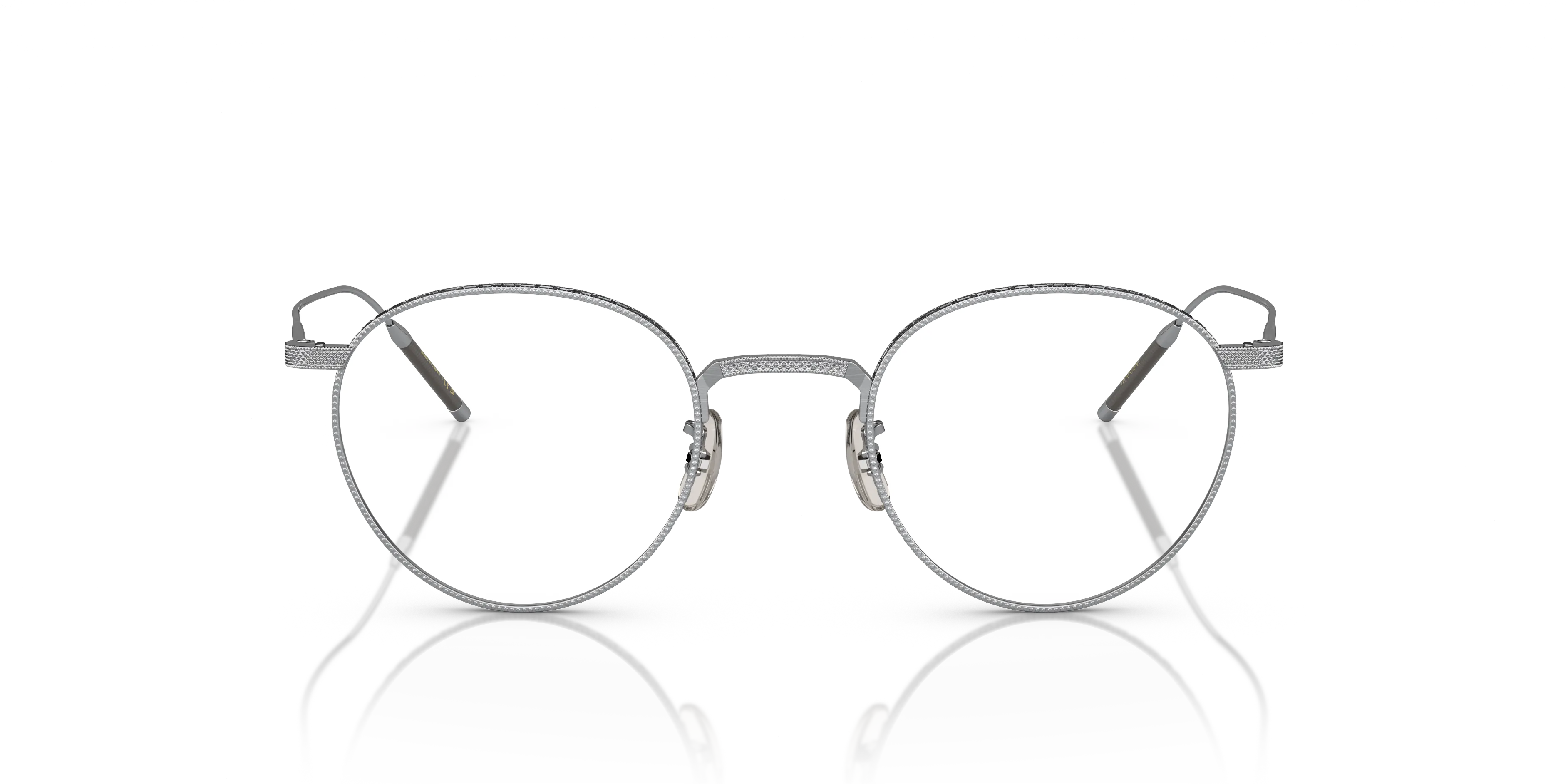 Oliver Peoples OV1274T TK-1 5254 Montature da vista Titanio Argento Trasparente Pantos Normale - immagine 3