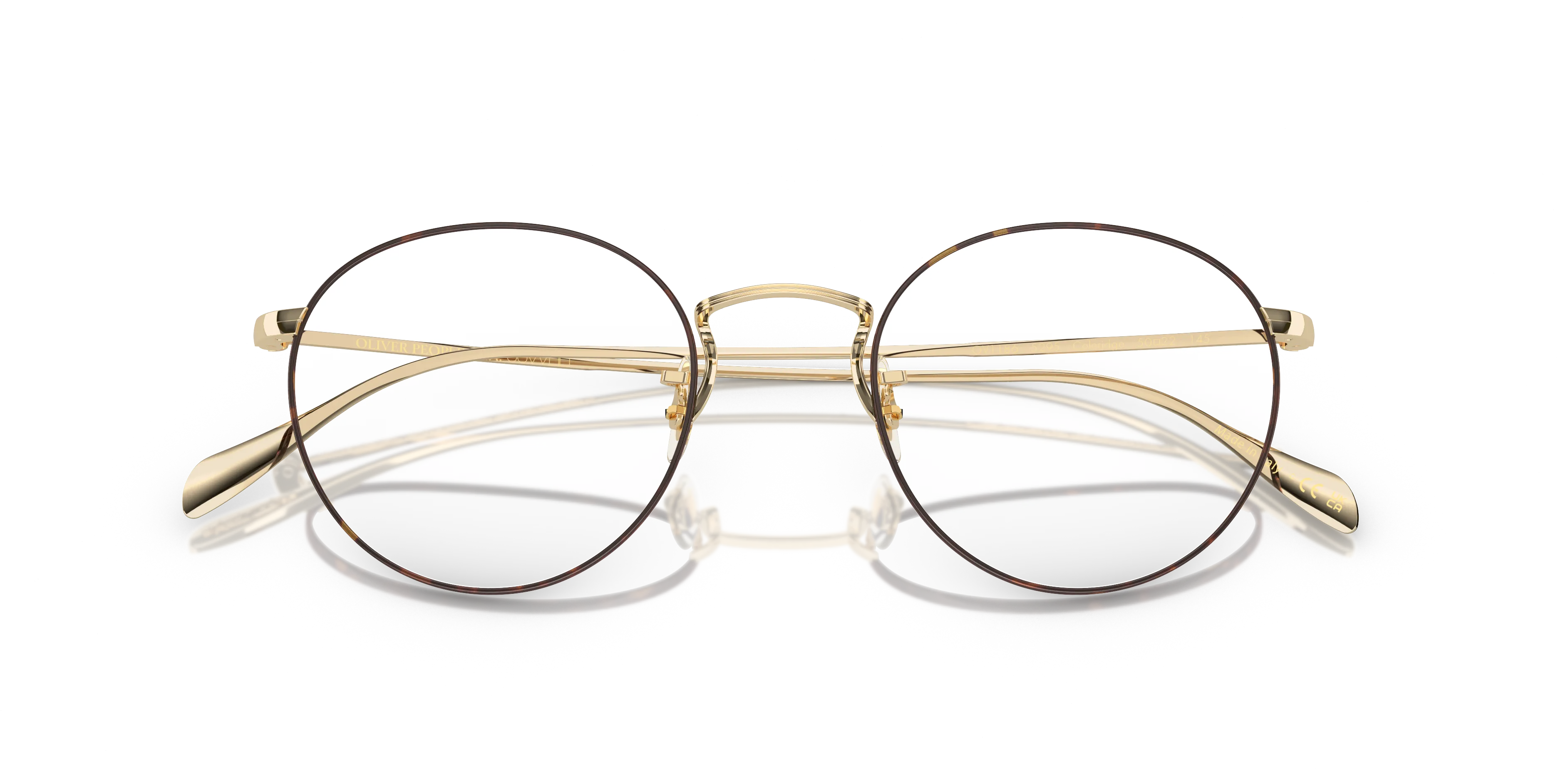 Oliver Peoples OV1186 COLERIDGE 5295 Montature da vista Metallo Oro Trasparente Pantos Normale - immagine 2