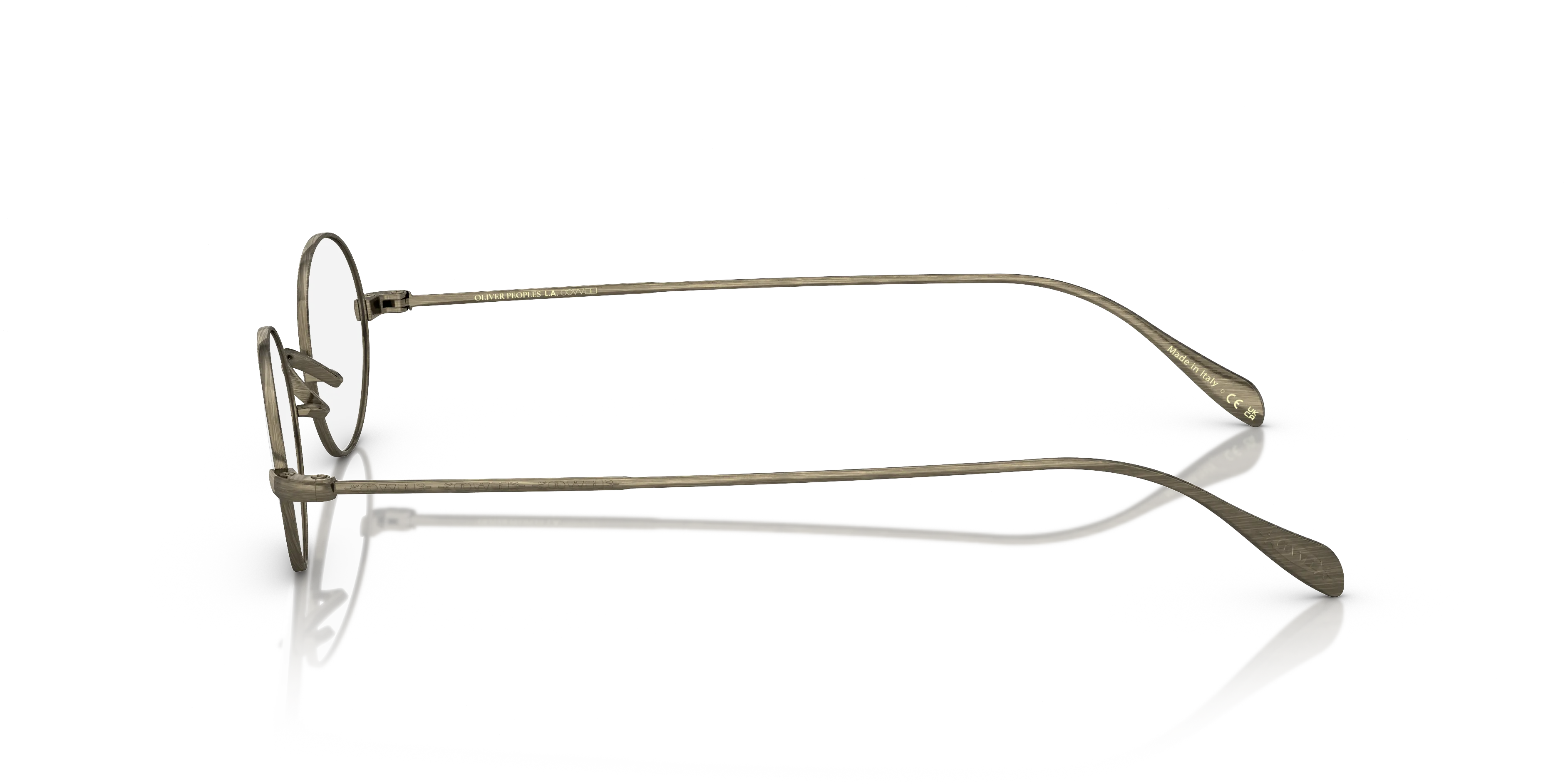 Oliver Peoples OV1185 CALIDOR 5338 Montature da vista Metallo Oro Trasparente Rotonda Normale - immagine 4