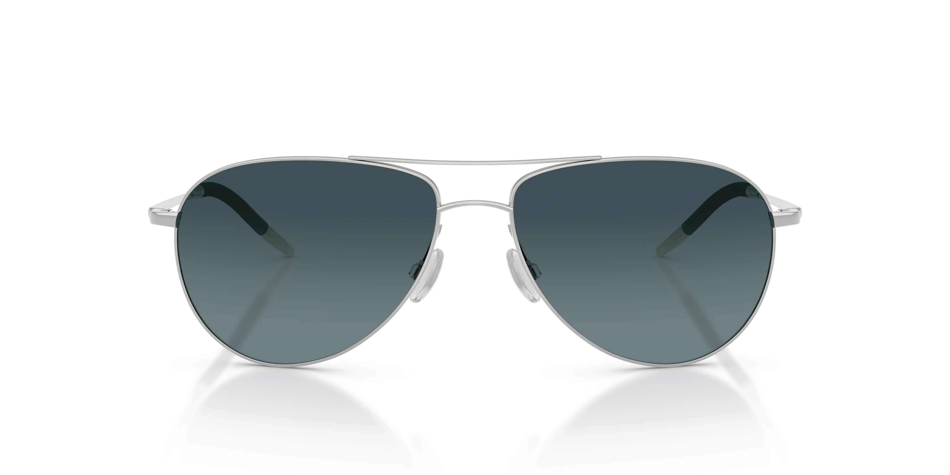 Oliver Peoples OV1002S BENEDICT 5036S3 Occhiali da sole Metallo Argento Blu Pilot Polarizzata Sfumato - immagine 3