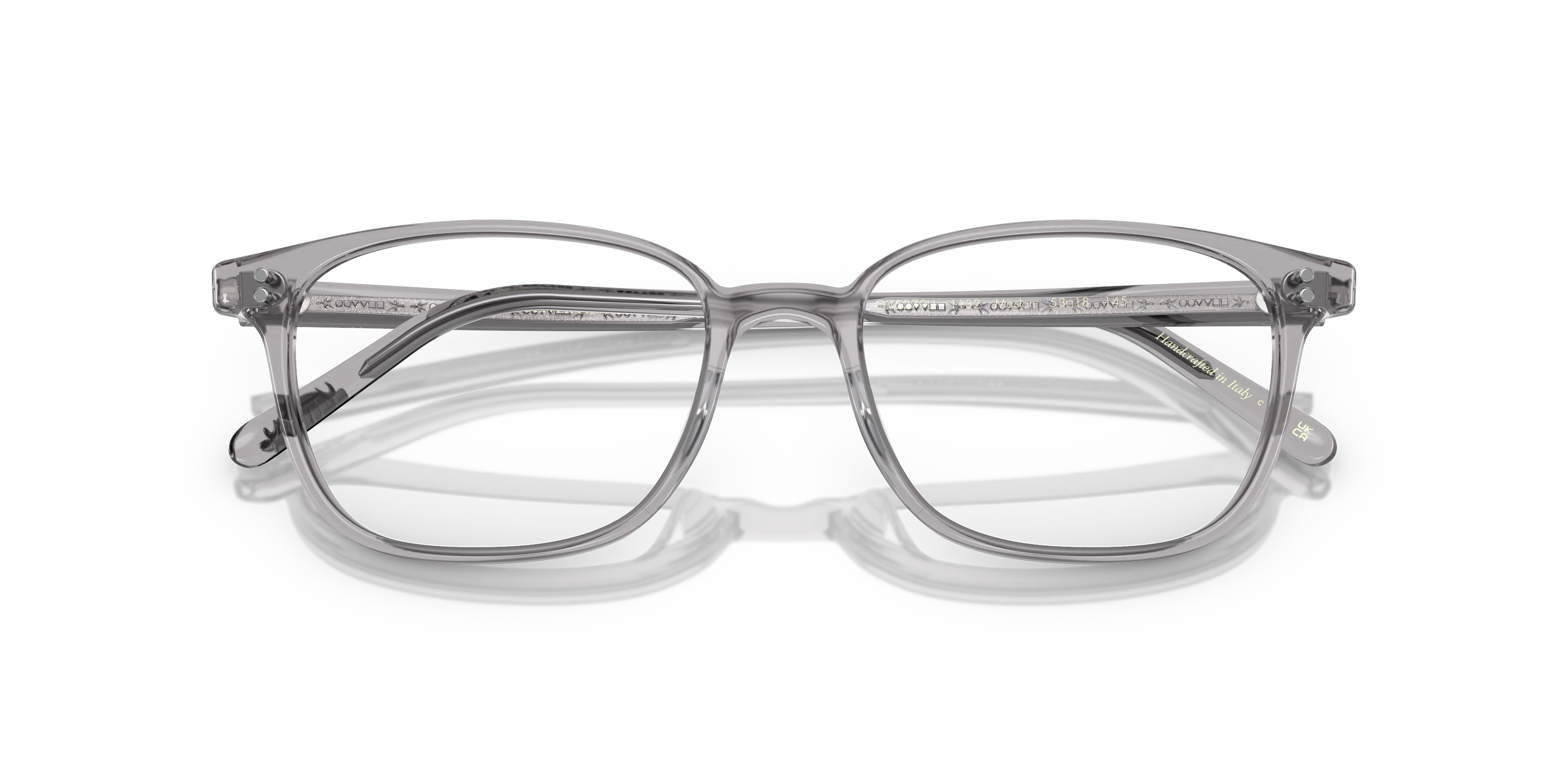 Oliver Peoples OV5279U MASLON 1132 Montature da vista Acetato Grigio Trasparente Squadrata Normale - immagine 2