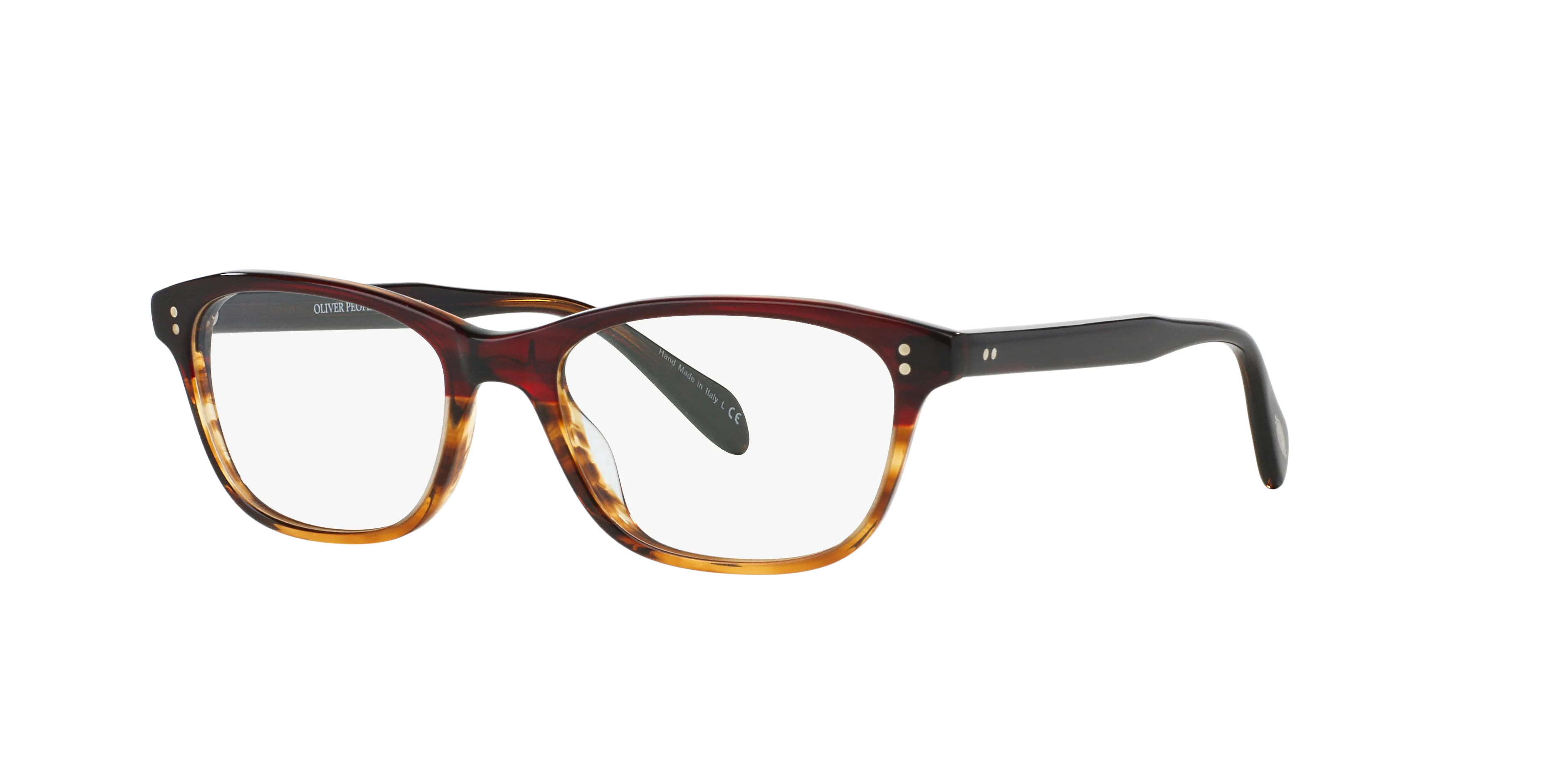 Oliver Peoples OV5224 ASHTON 1224 Montature da vista Acetato Rosso Trasparente Squadrata Normale - immagine 1