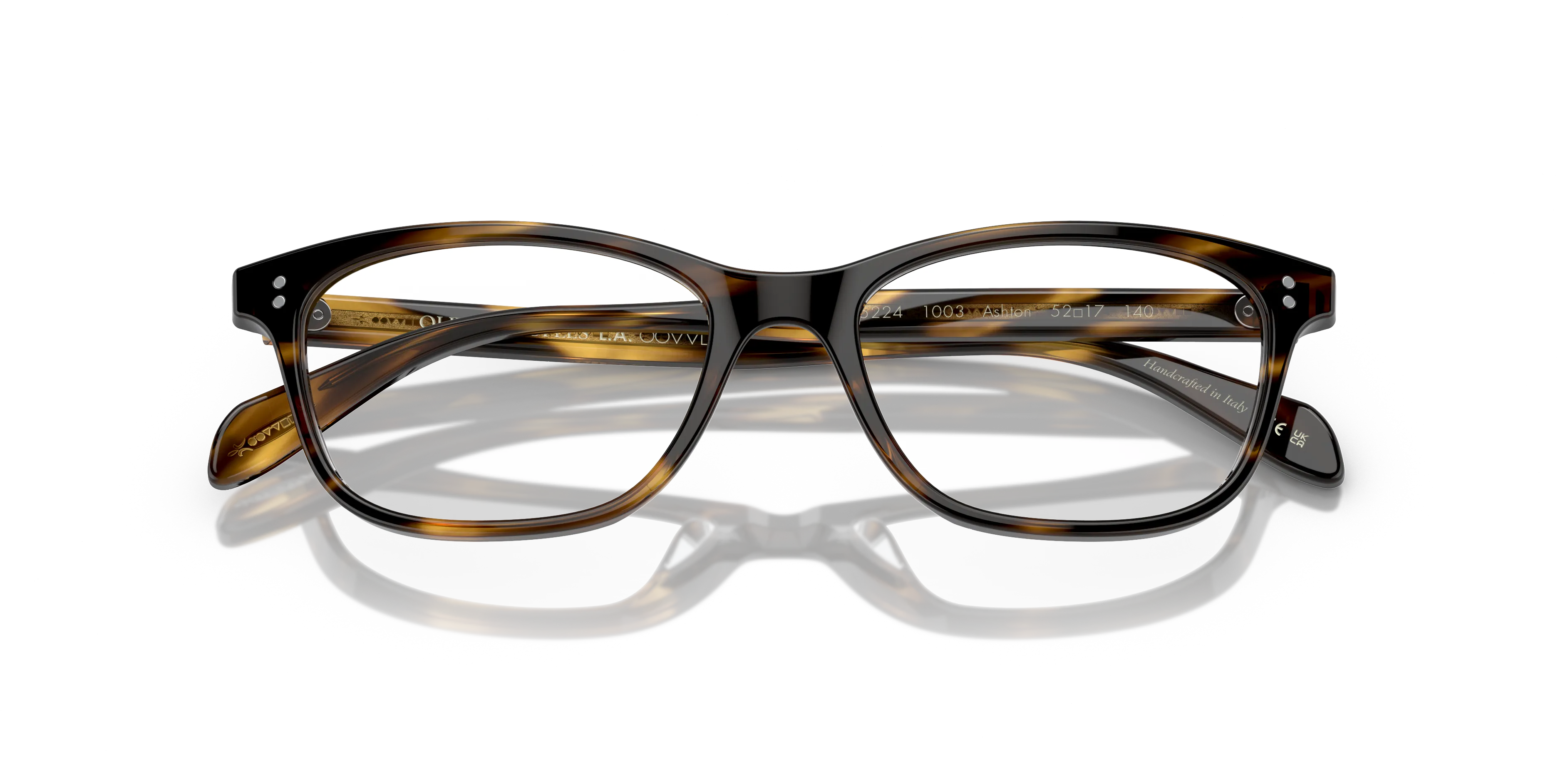 Oliver Peoples OV5224 ASHTON 1003 Montature da vista Acetato Nero Trasparente Squadrata Normale - immagine 2