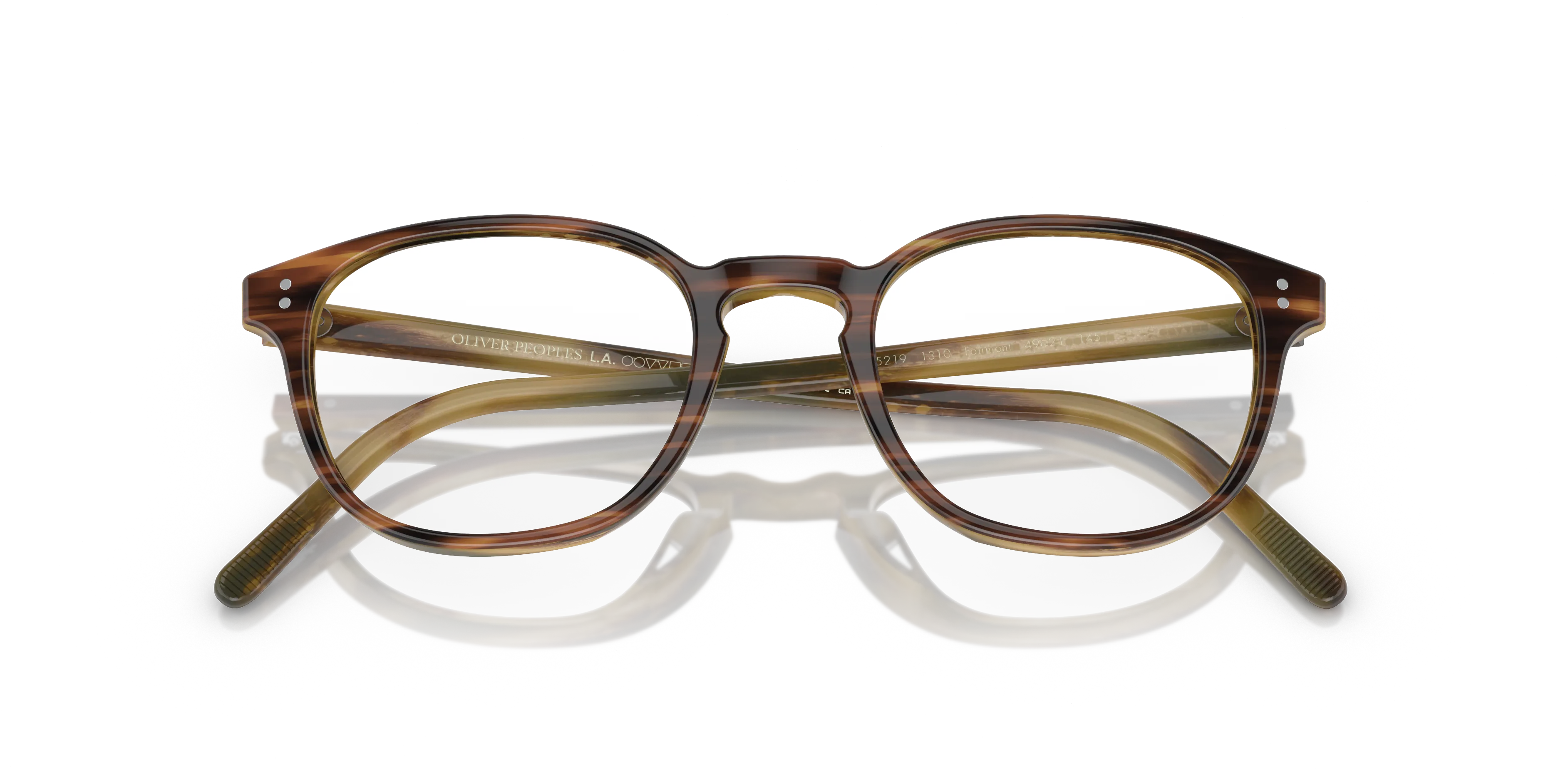 Oliver Peoples OV5219 FAIRMONT 1310 Montature da vista Acetato Tartaruga Trasparente Cat Eye Normale - immagine 2