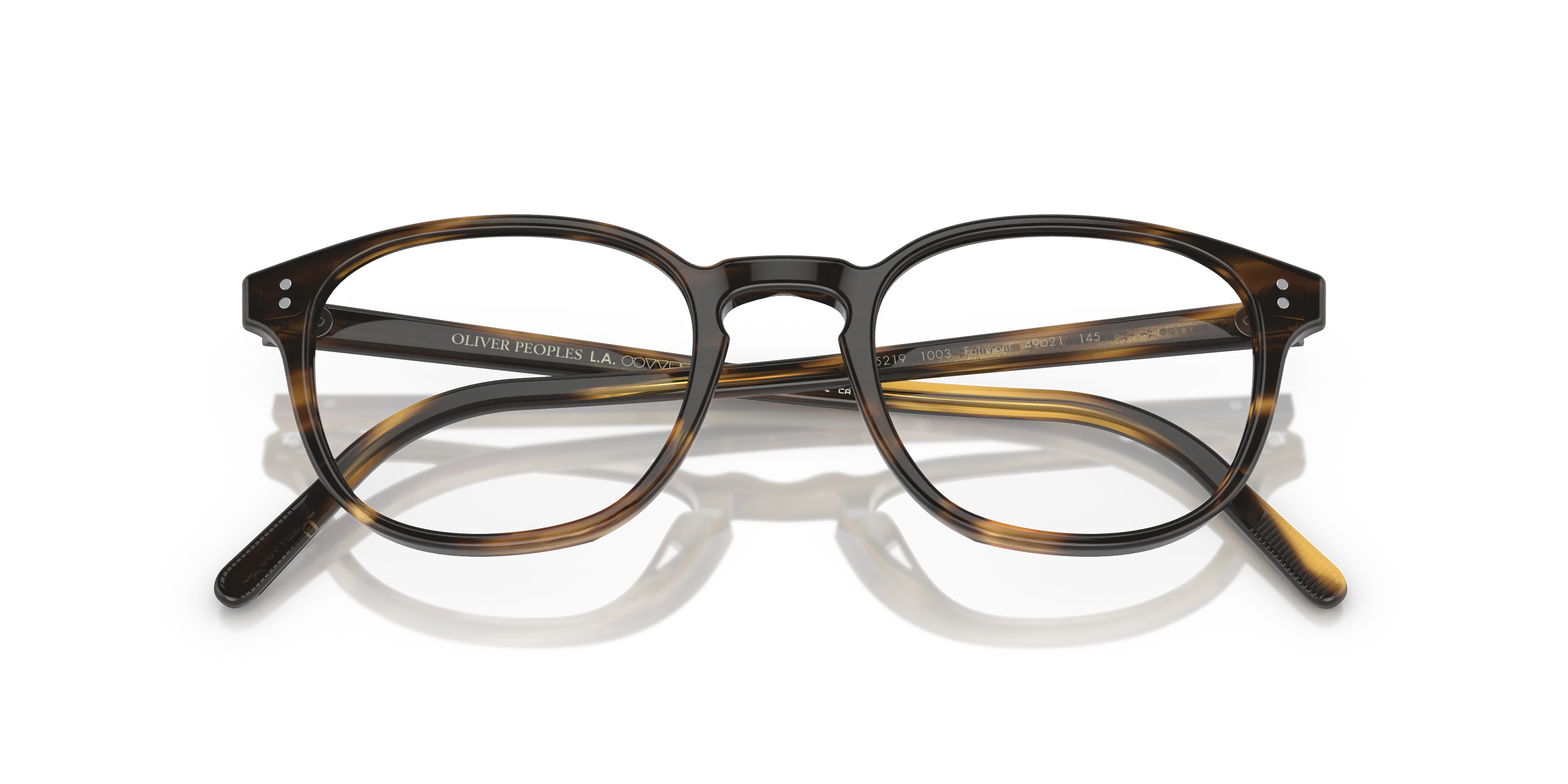 Oliver Peoples OV5219 FAIRMONT 1003 Montature da vista Acetato Nero Trasparente Cat Eye Normale - immagine 2