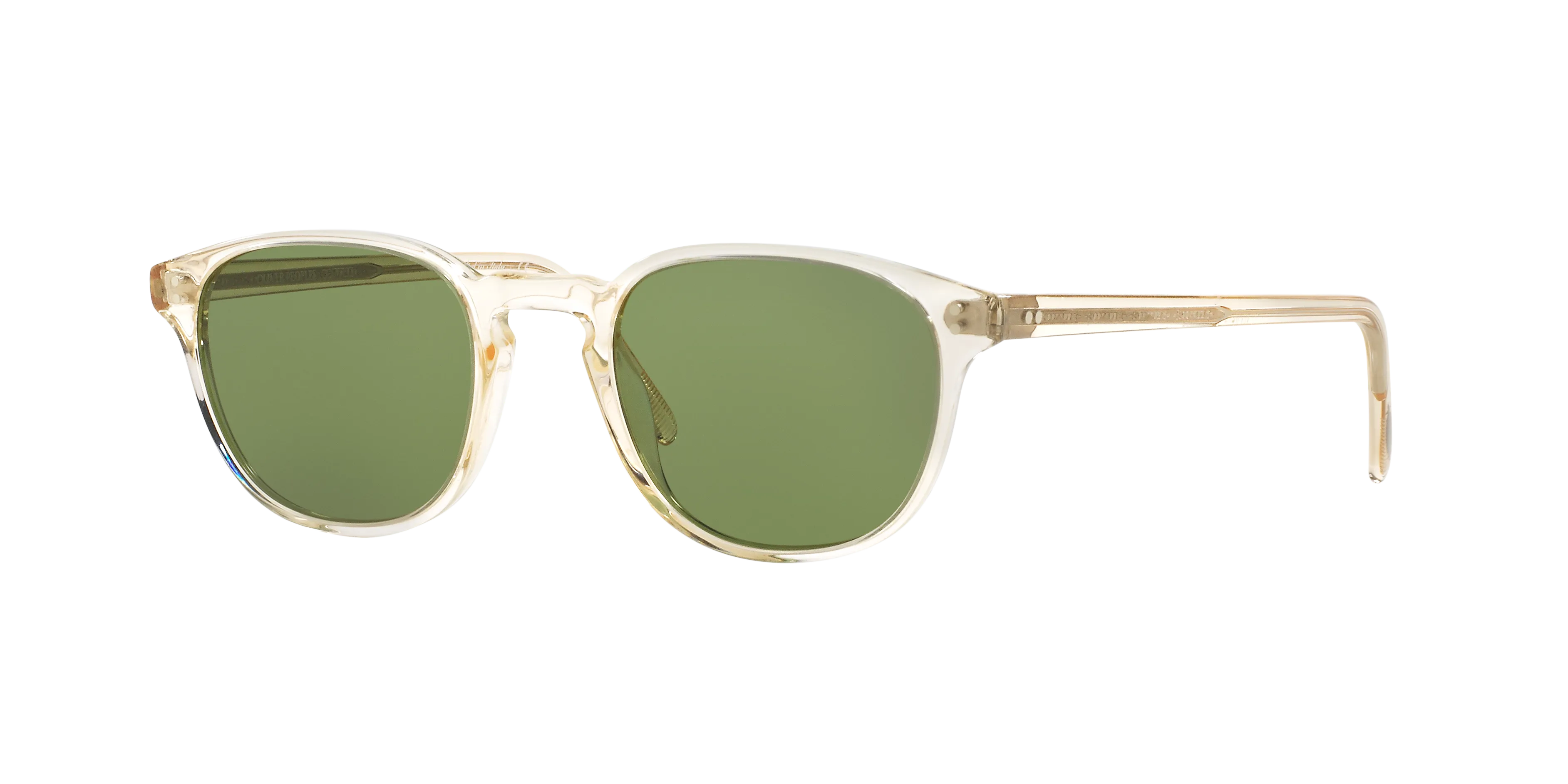 Oliver Peoples OV5219S FAIRMONT SUN 109452 Occhiali da sole Acetato Giallo Verde Squadrata Normale - immagine 1