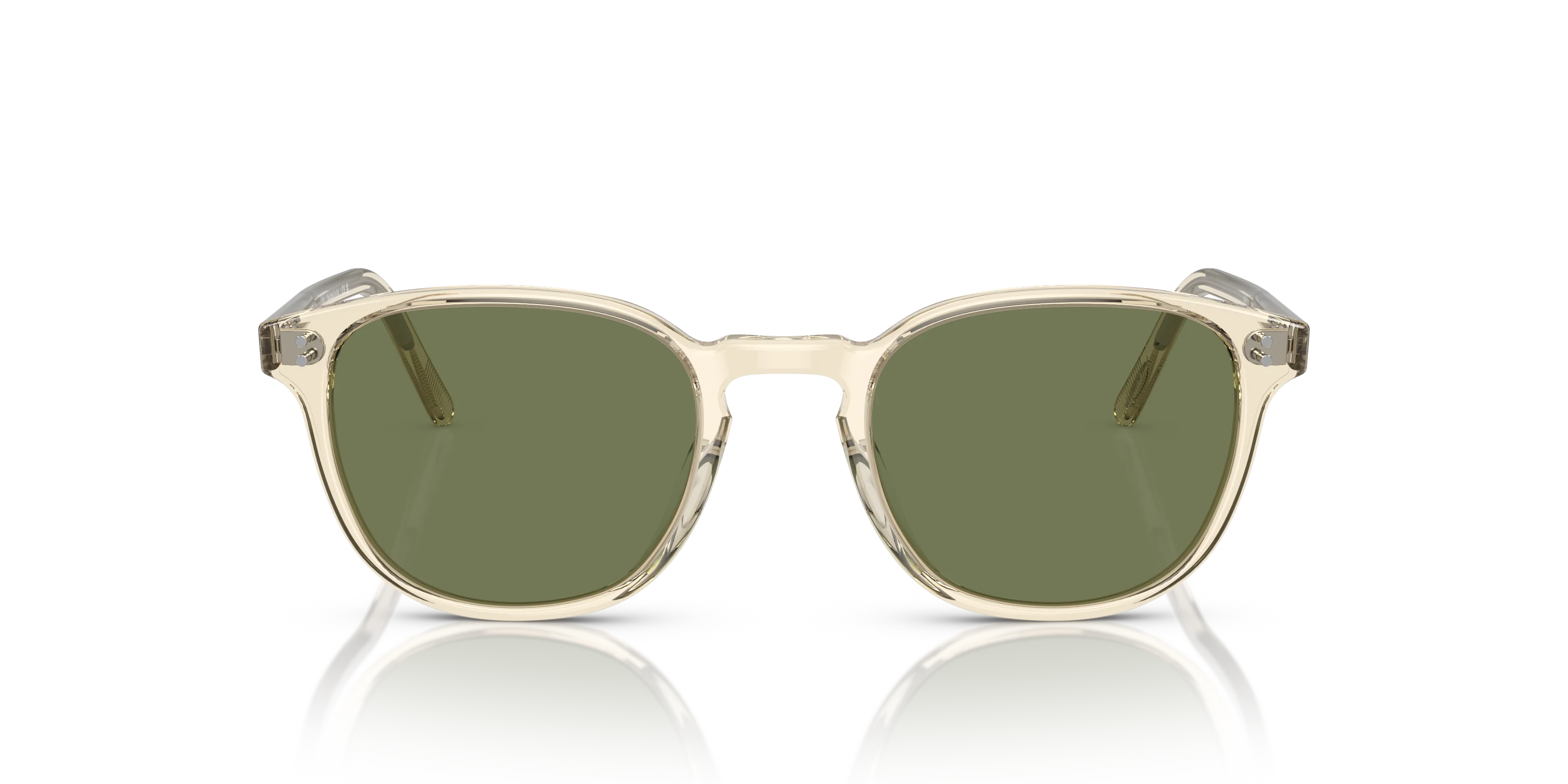 Oliver Peoples OV5219S FAIRMONT SUN 109452 Occhiali da sole Acetato Giallo Verde Squadrata Normale - immagine 3