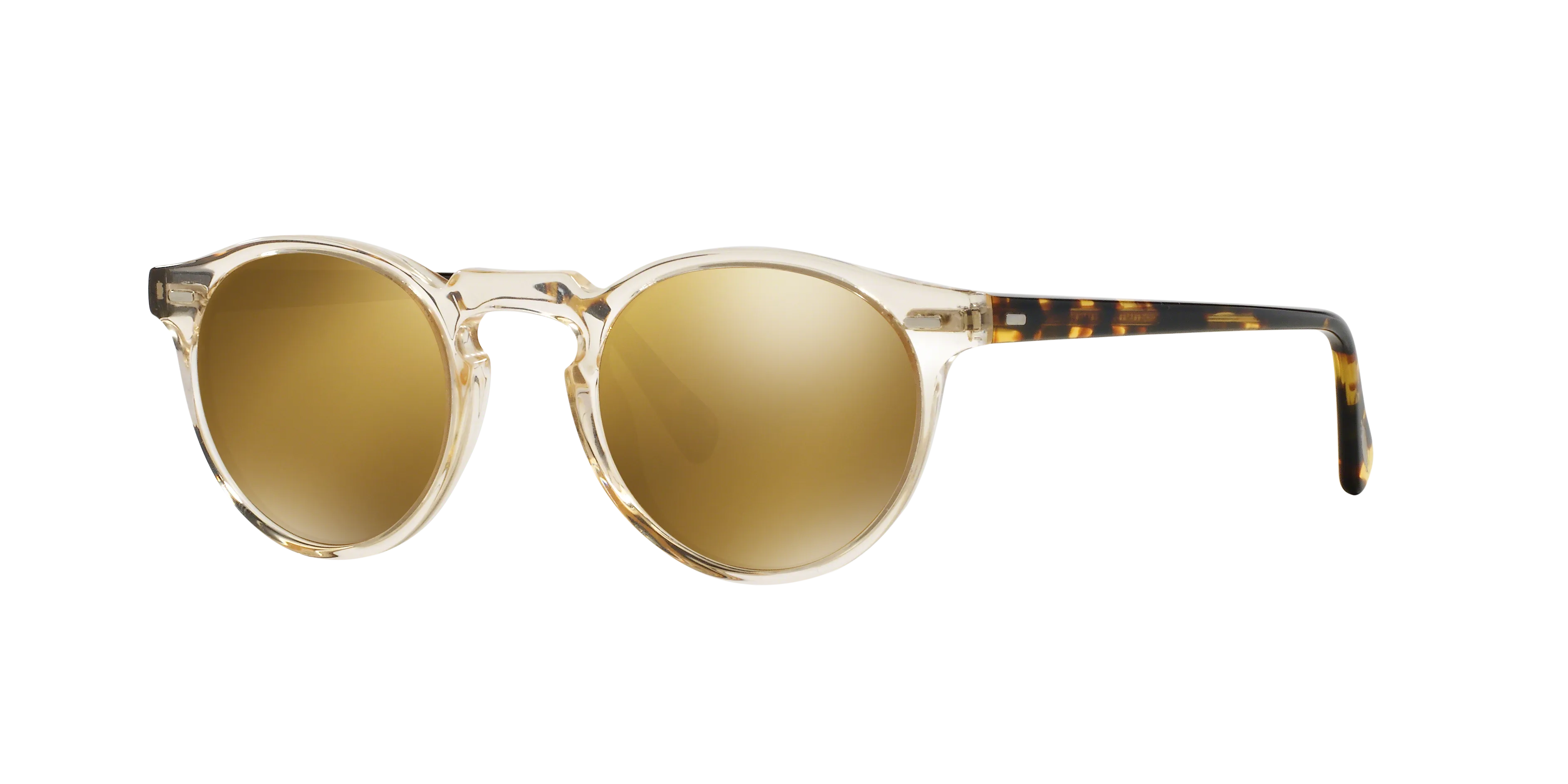 Oliver Peoples OV5217S GREGORY PECK SUN 1485W4 Occhiali da sole Acetato Marrone Marrone Pantos Specchiate - immagine 1