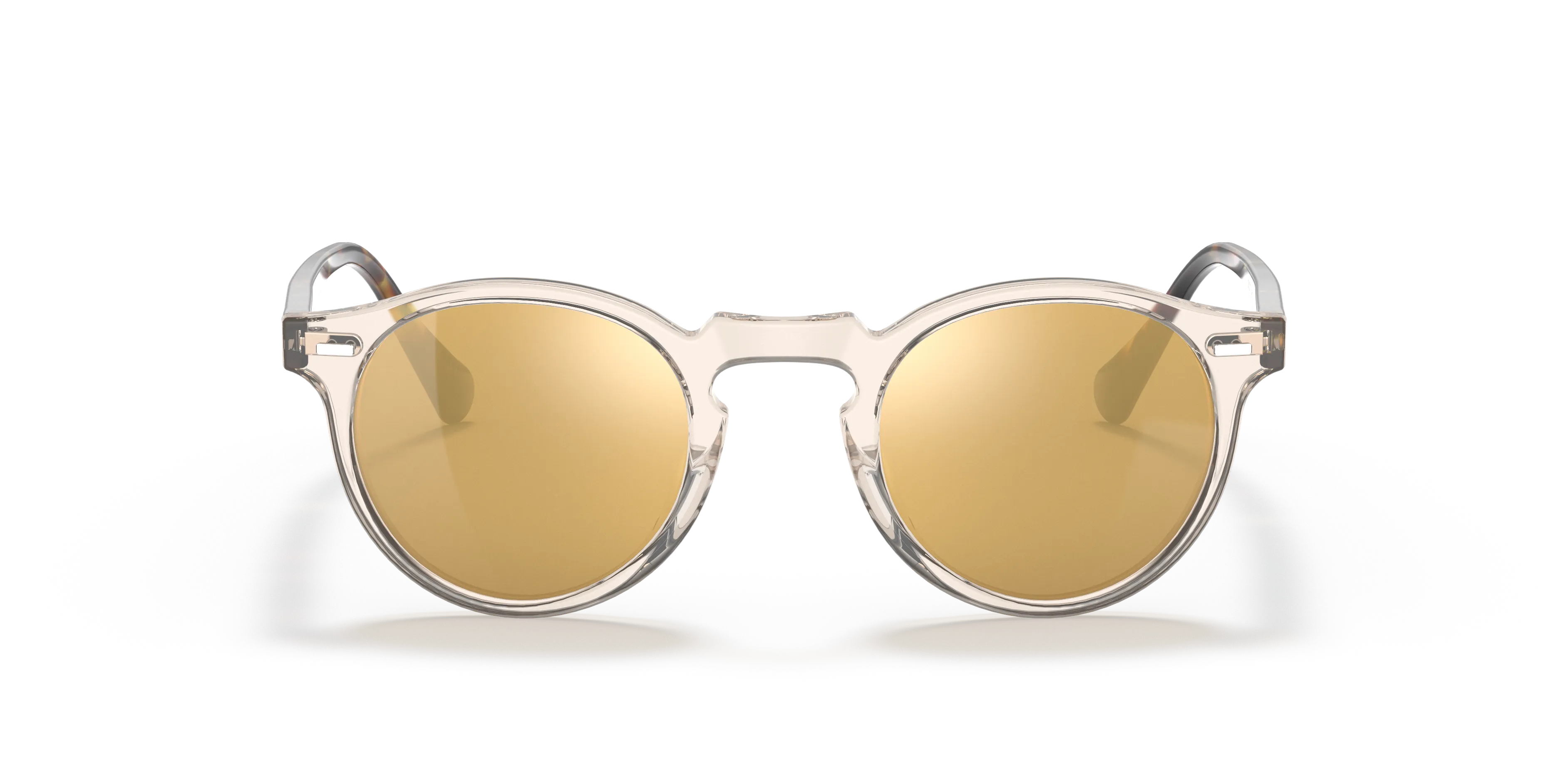 Oliver Peoples OV5217S GREGORY PECK SUN 1485W4 Occhiali da sole Acetato Marrone Marrone Pantos Specchiate - immagine 3