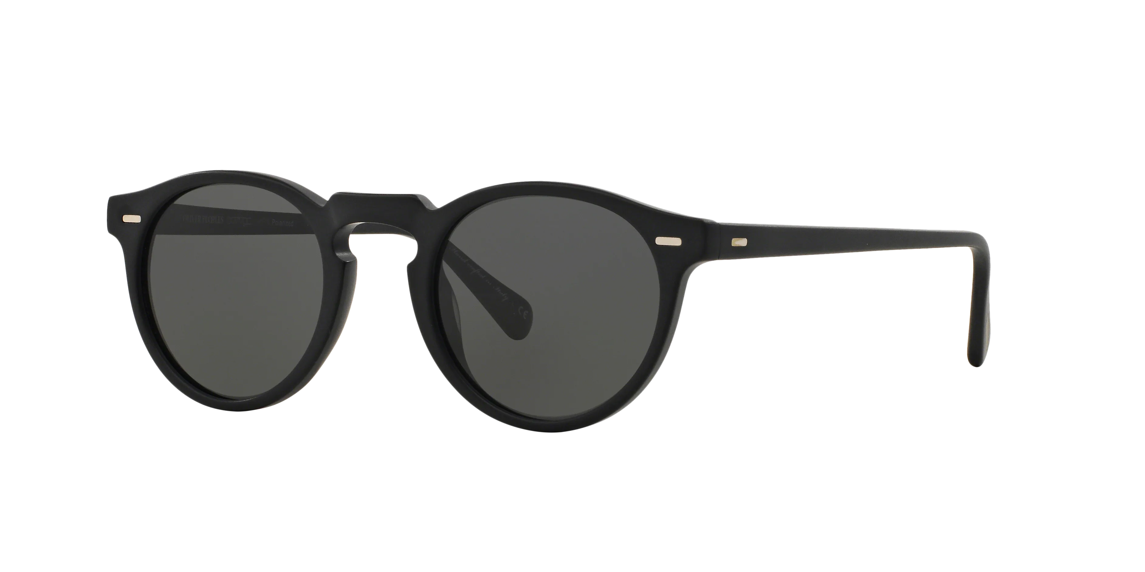 Oliver Peoples OV5217S GREGORY PECK SUN 1031P2 Occhiali da sole Acetato Nero Grigio Pantos Polarizzata - immagine 1